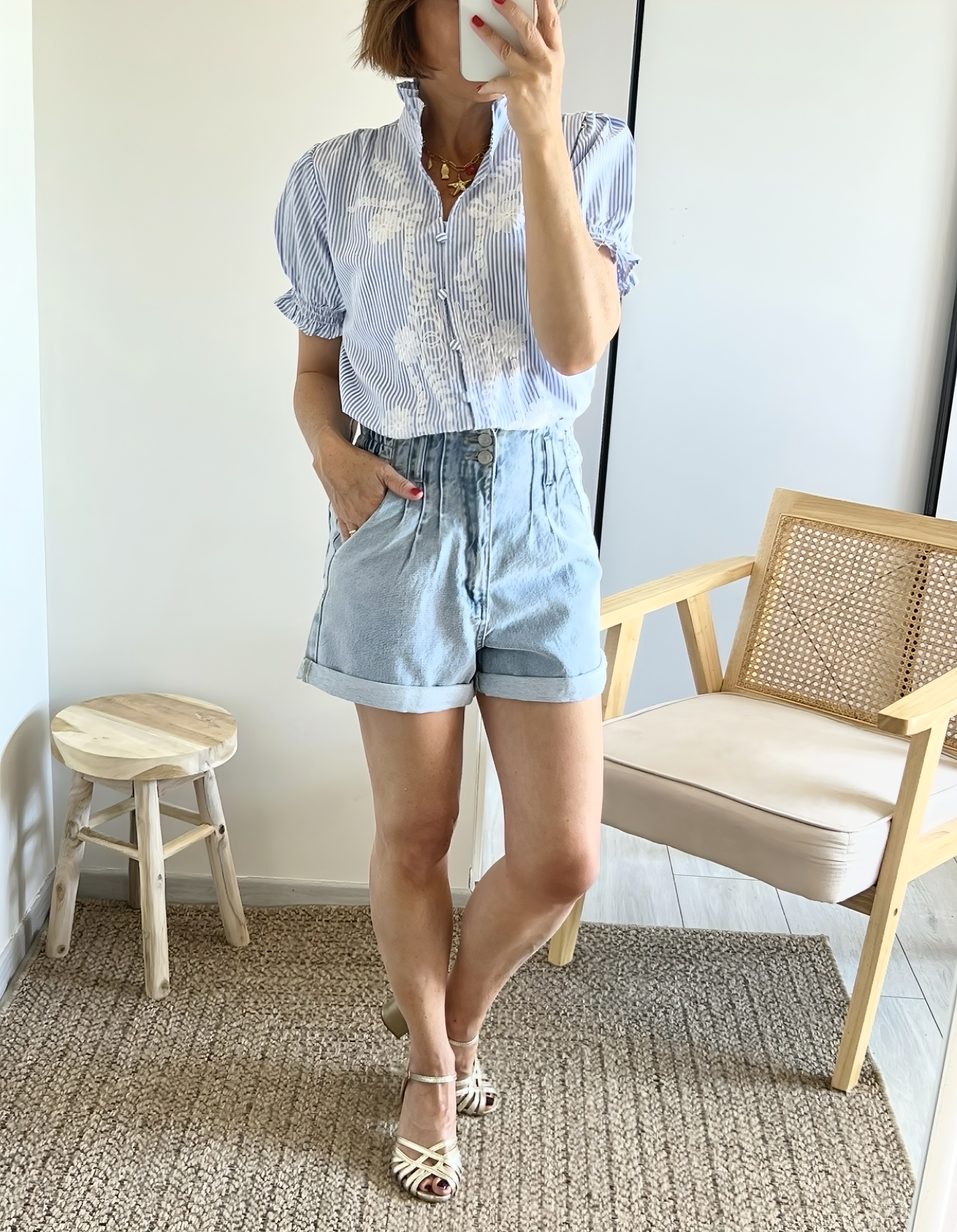 la blouse emma bleue -5