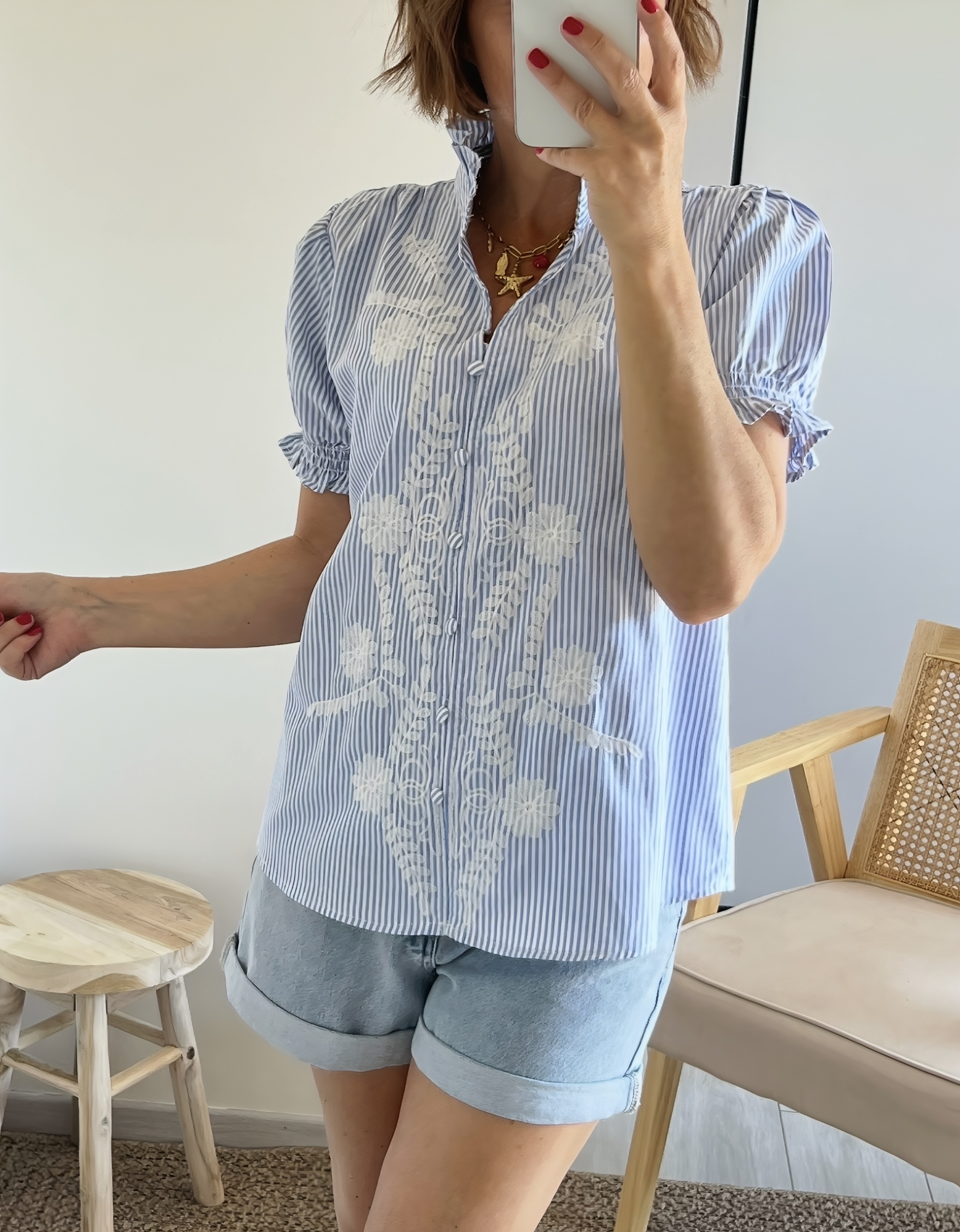 la blouse emma bleue -6