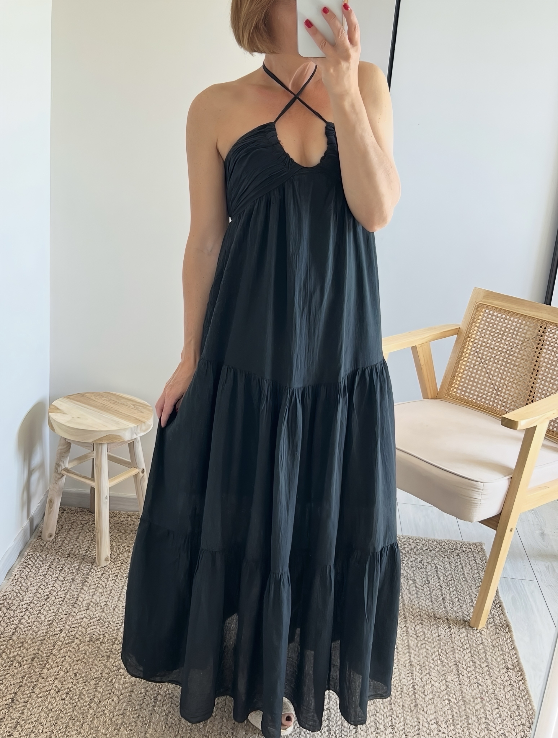 la robe lina noire -1