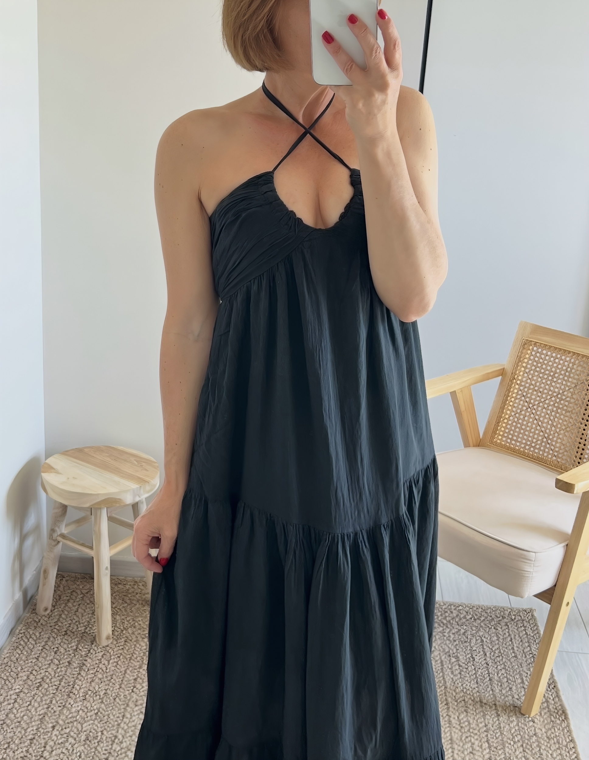 la robe lina noire -2