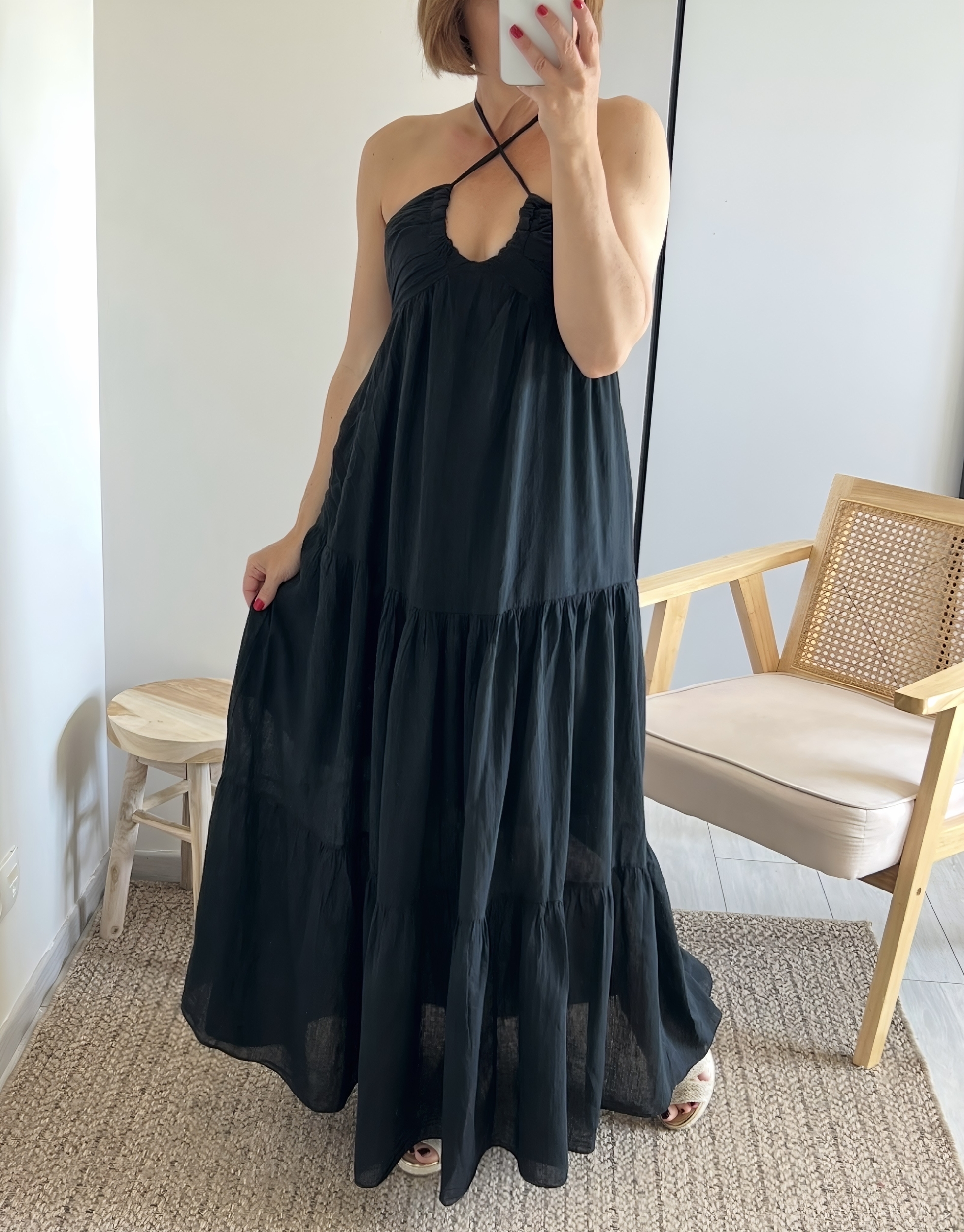 la robe lina noire -4