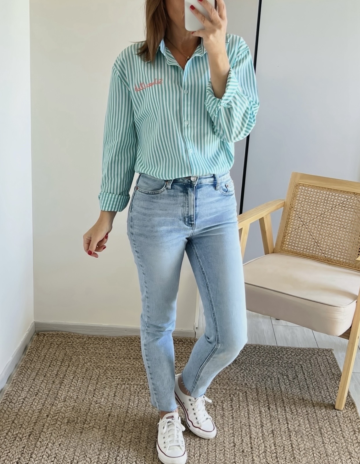 la chemise st tropez verte -5