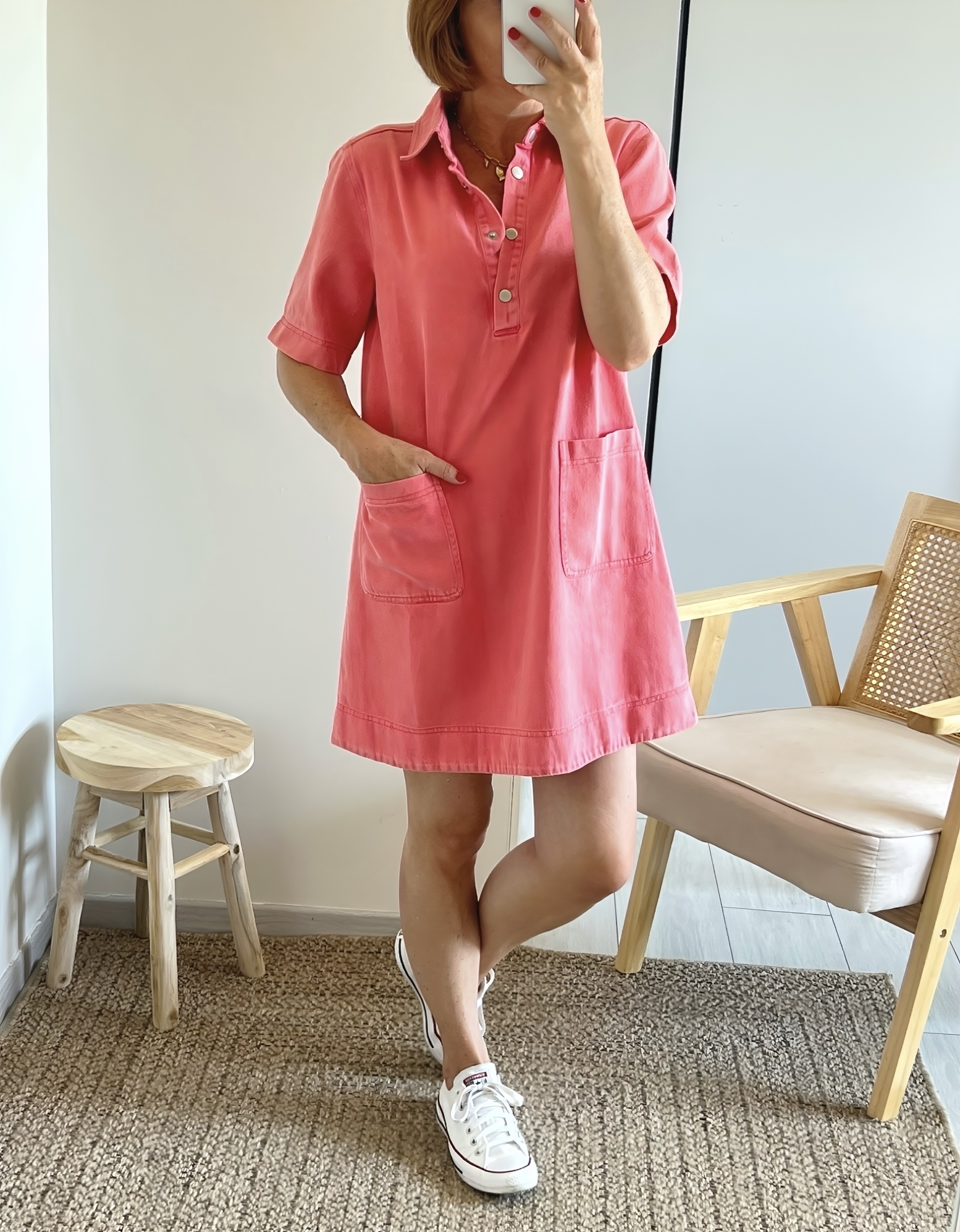 la robe tessa rouge -5
