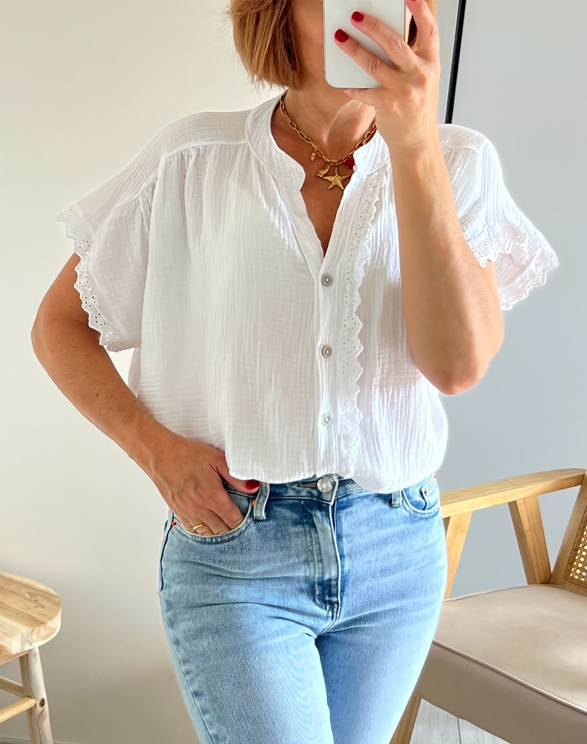 la blouse suzon blanche -2