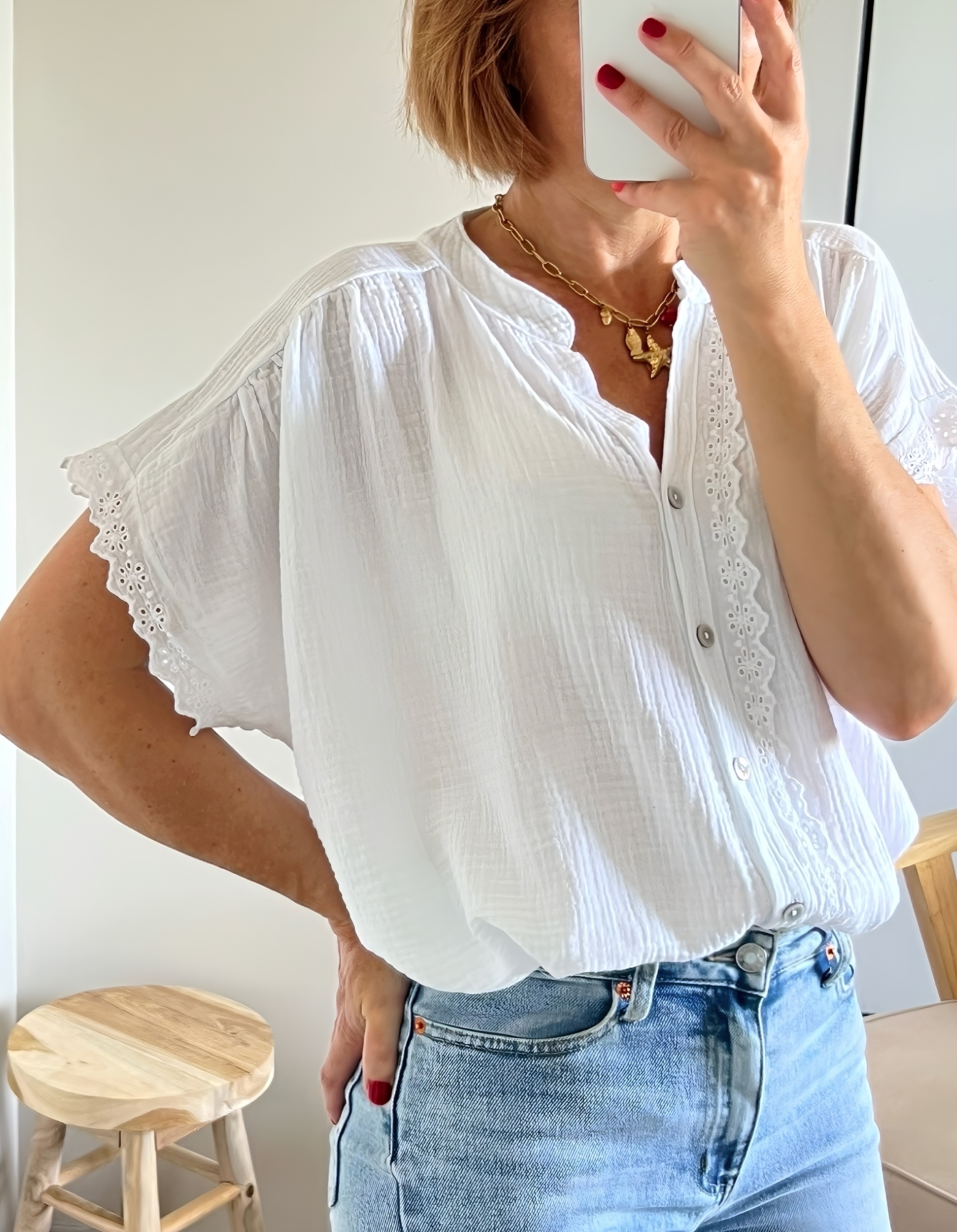 la blouse suzon blanche -3