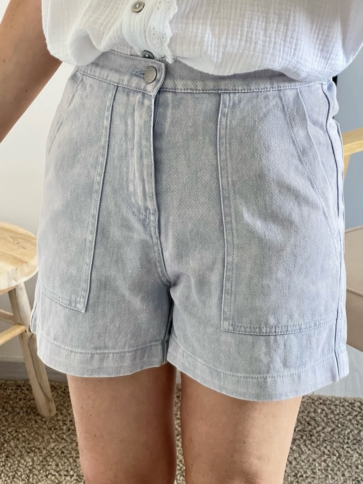 le short terry bleu -5