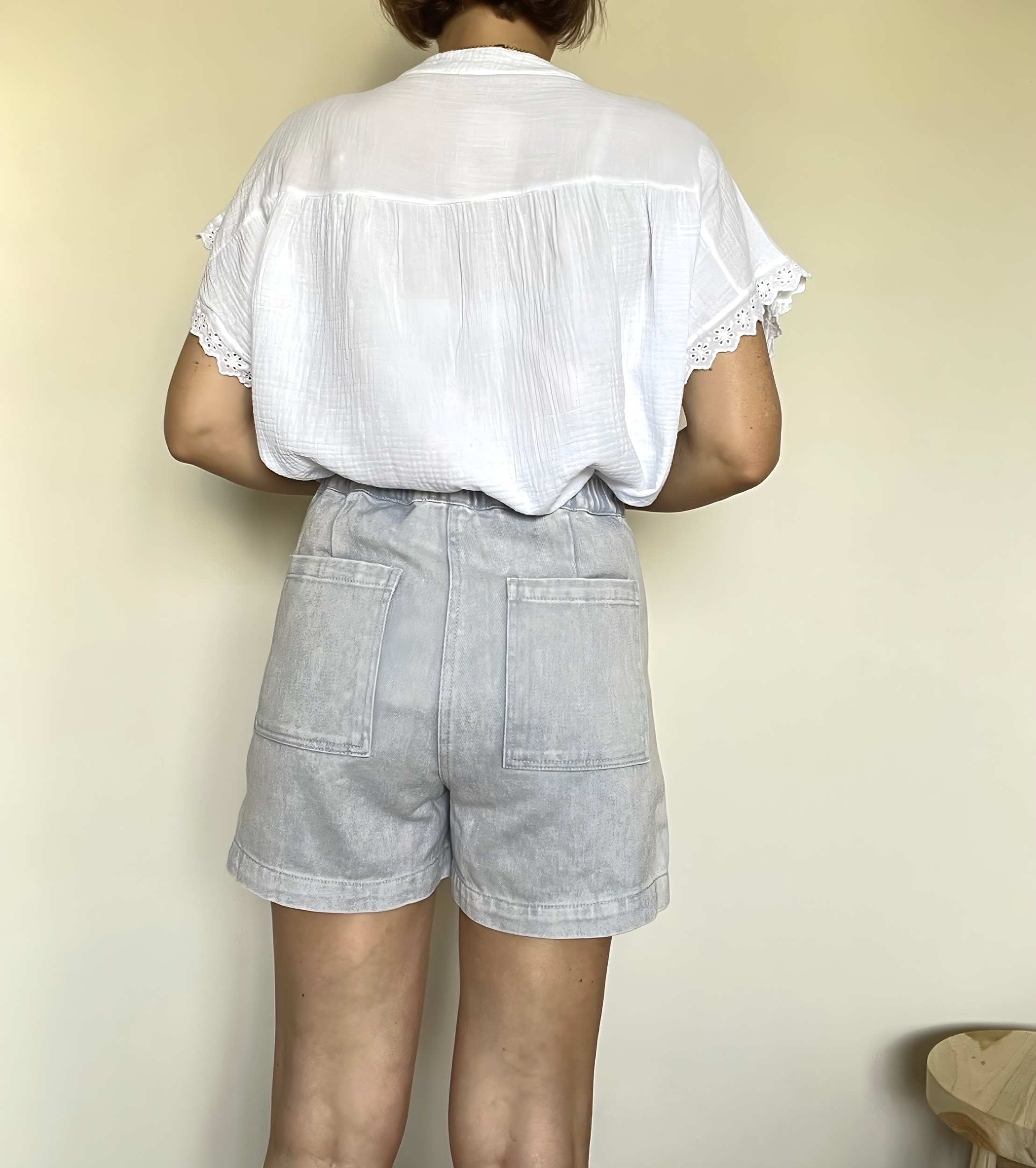 le short terry bleu -7