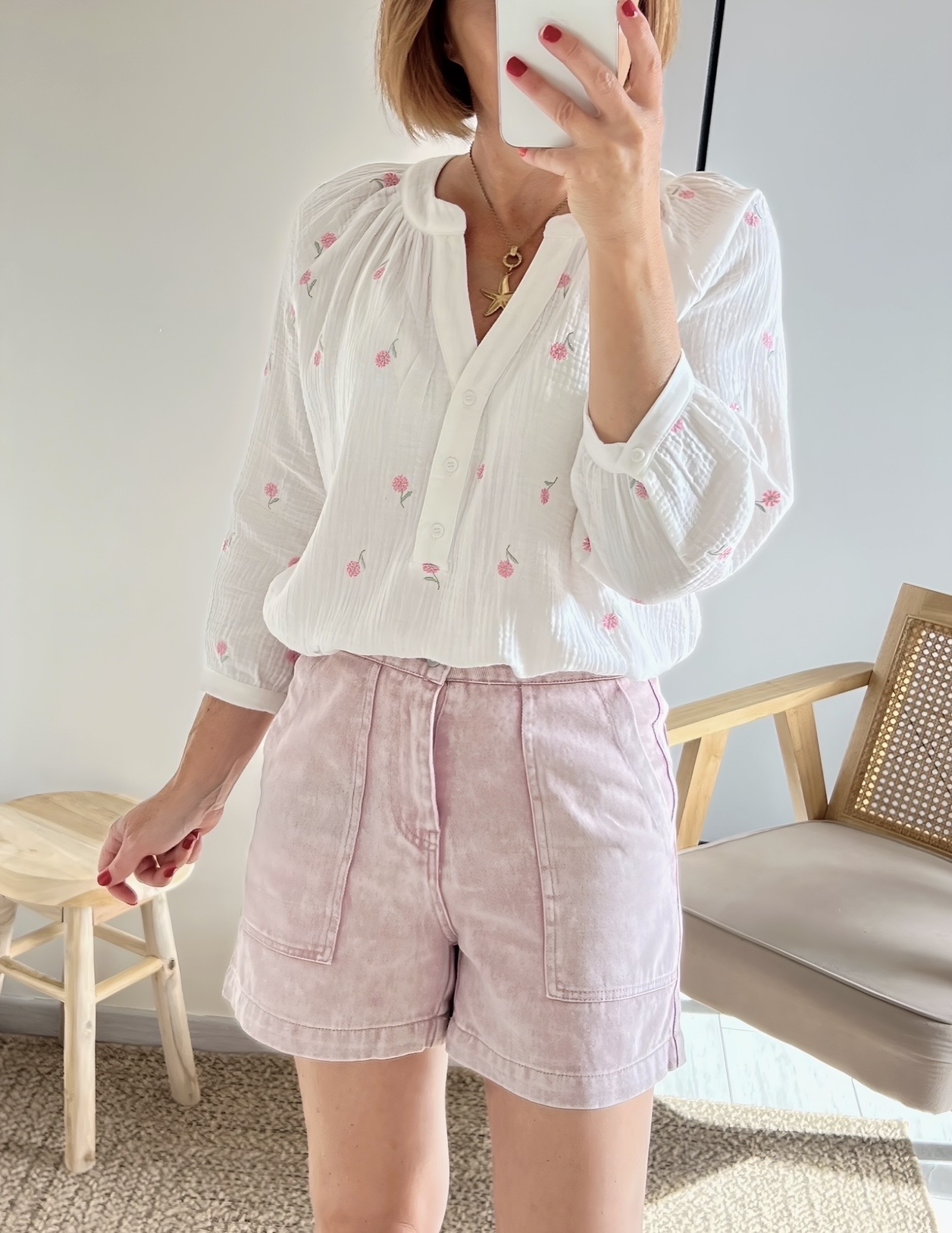 la blouse fleurette