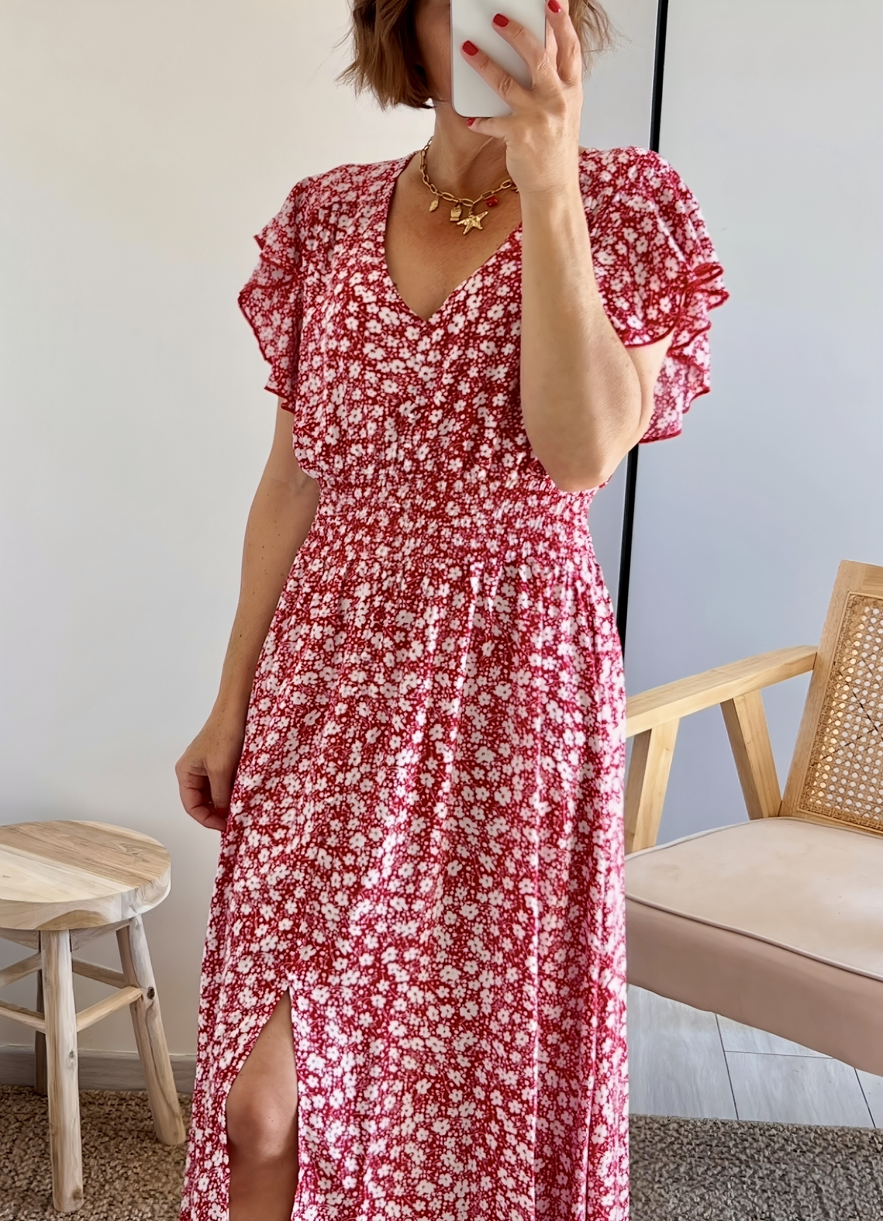 la robe rosaline rouge -2