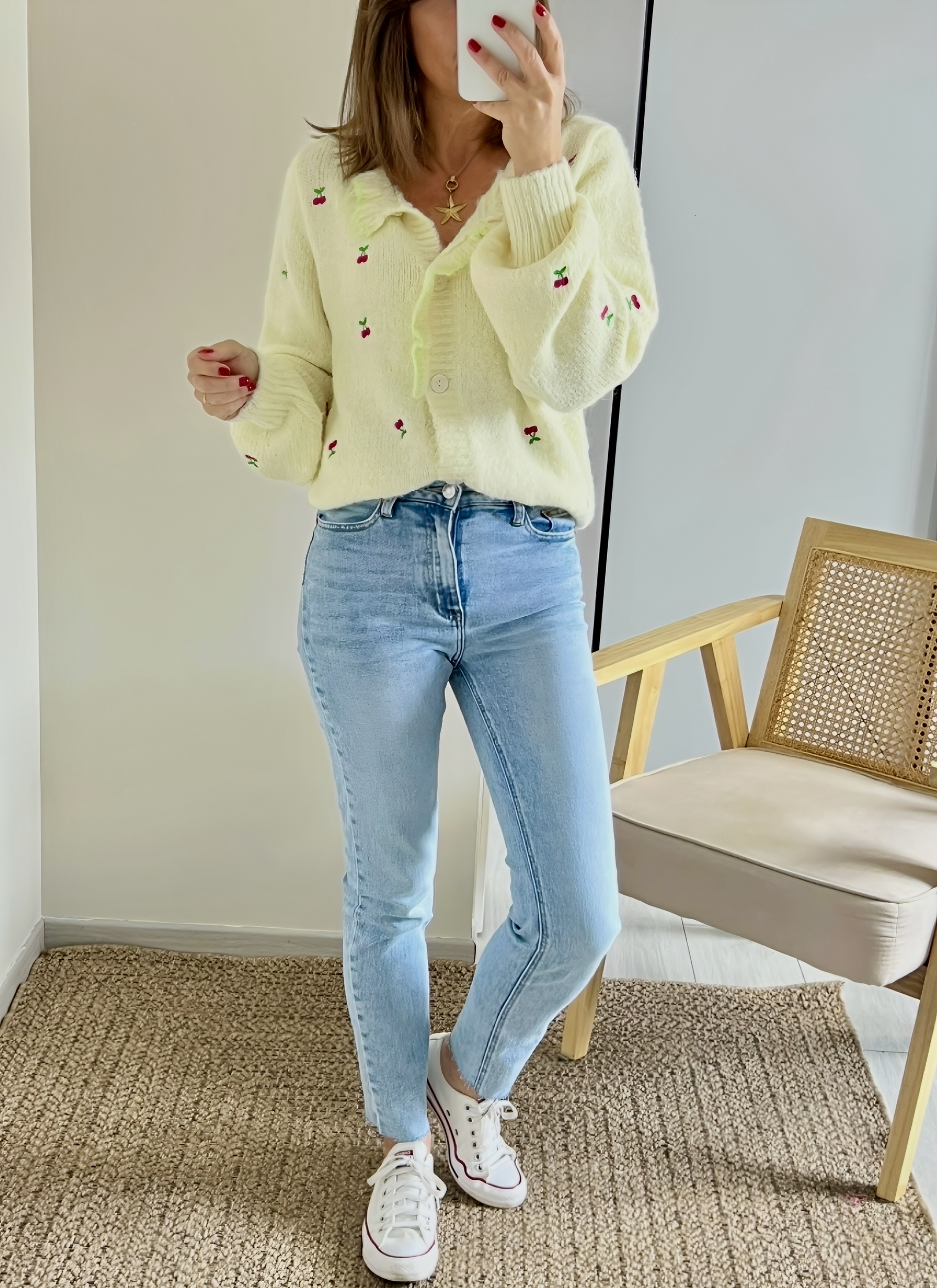 le gilet cherry jaune -3