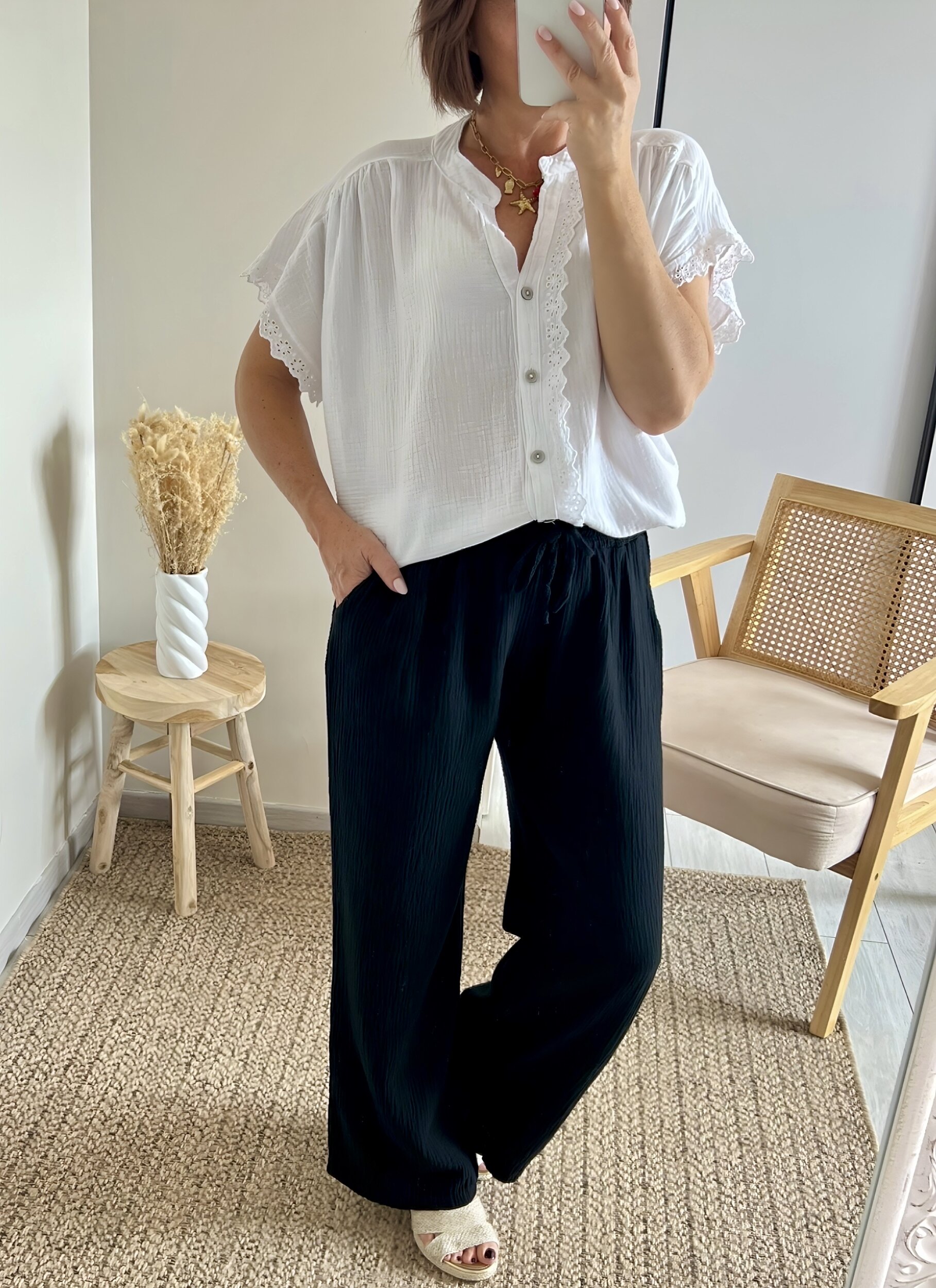 le pantalon noe noir -1