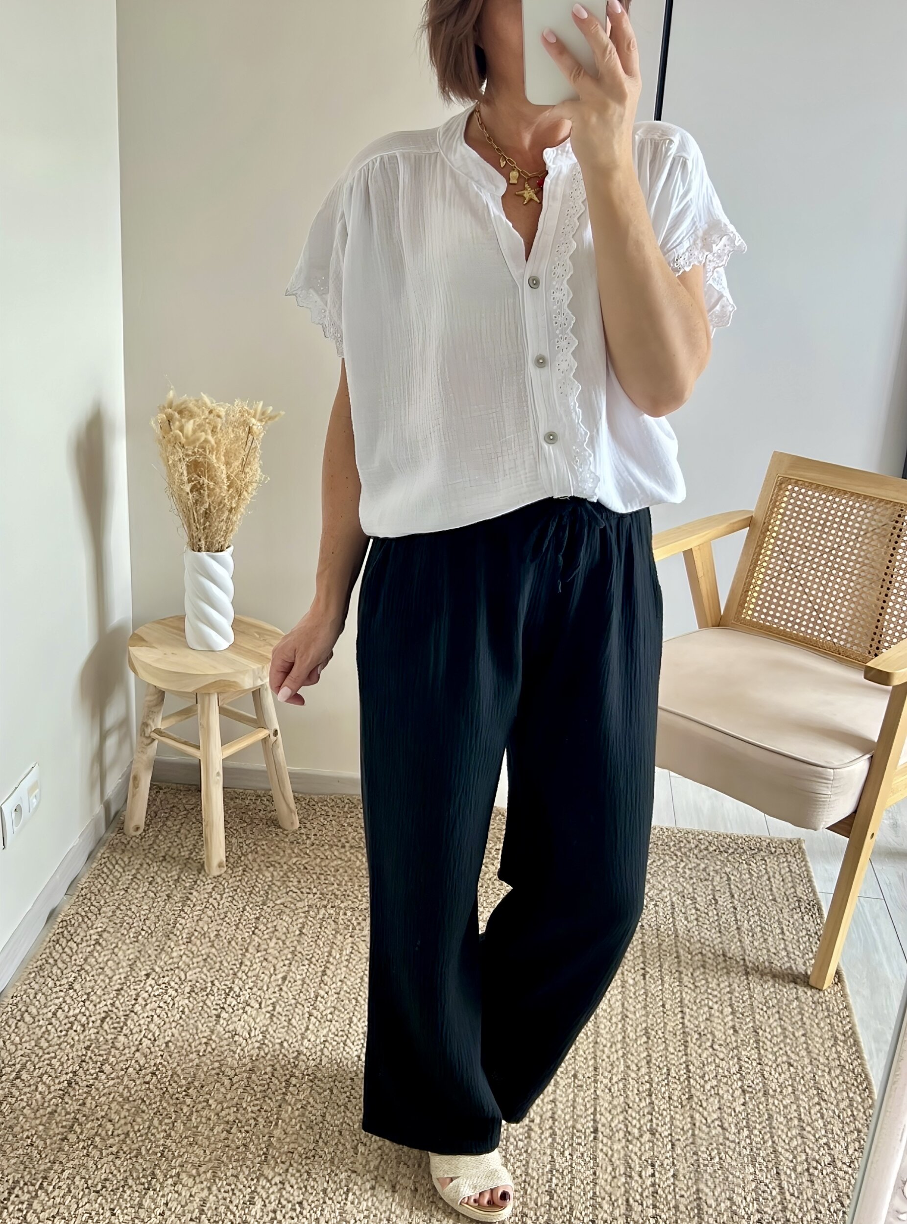 le pantalon noé noir -2