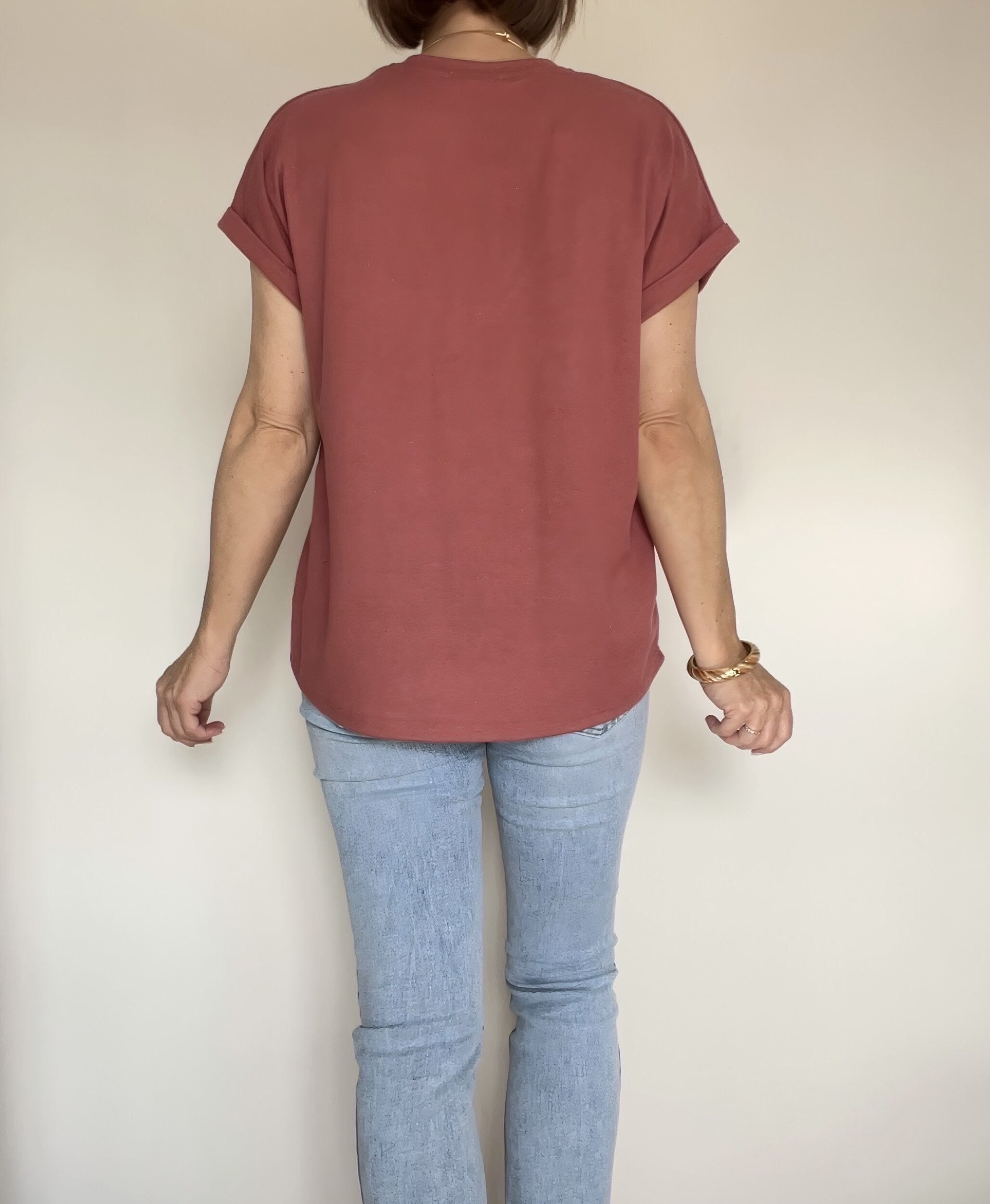 le tee-shirt simone terracota -6