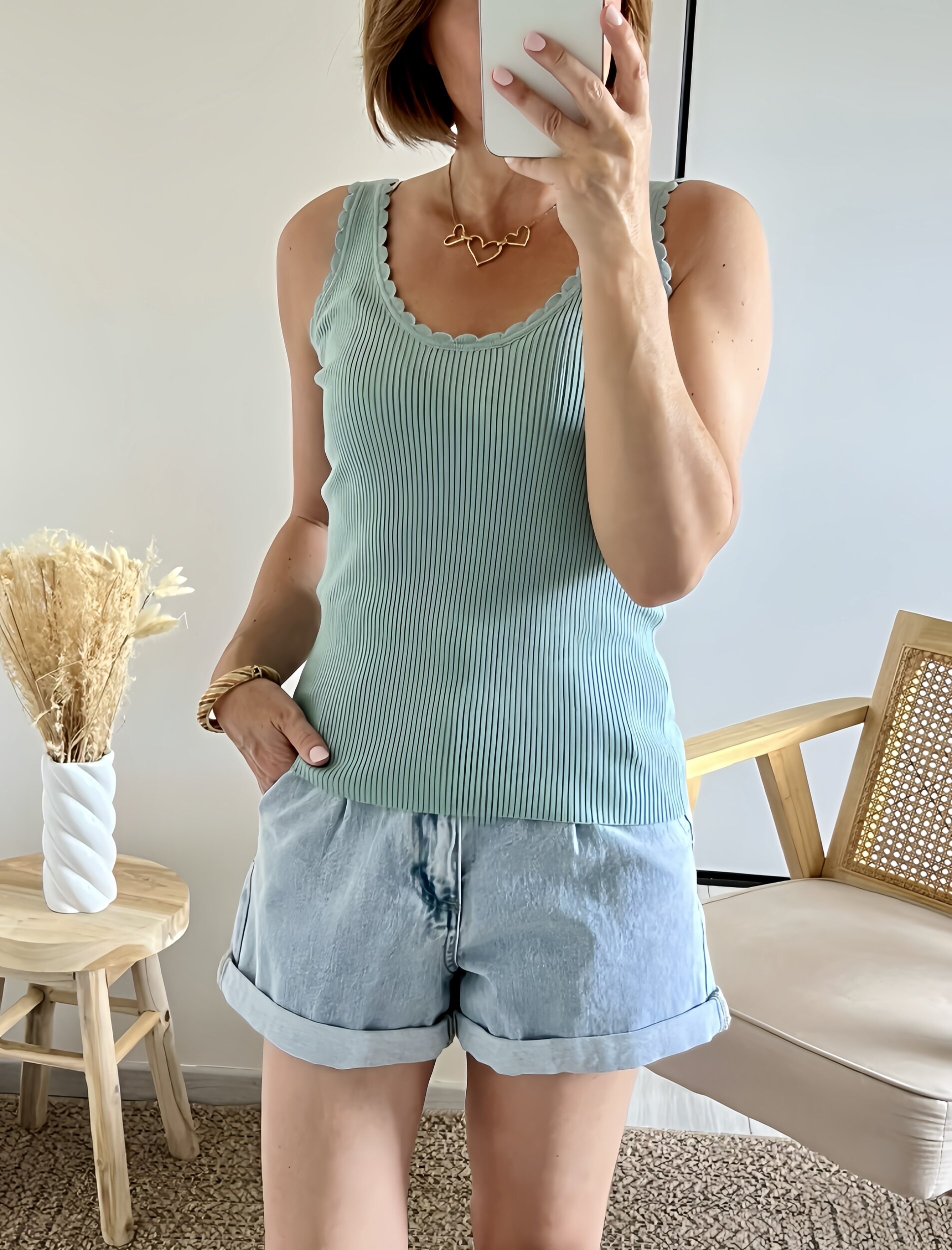 le top kate celadon -4