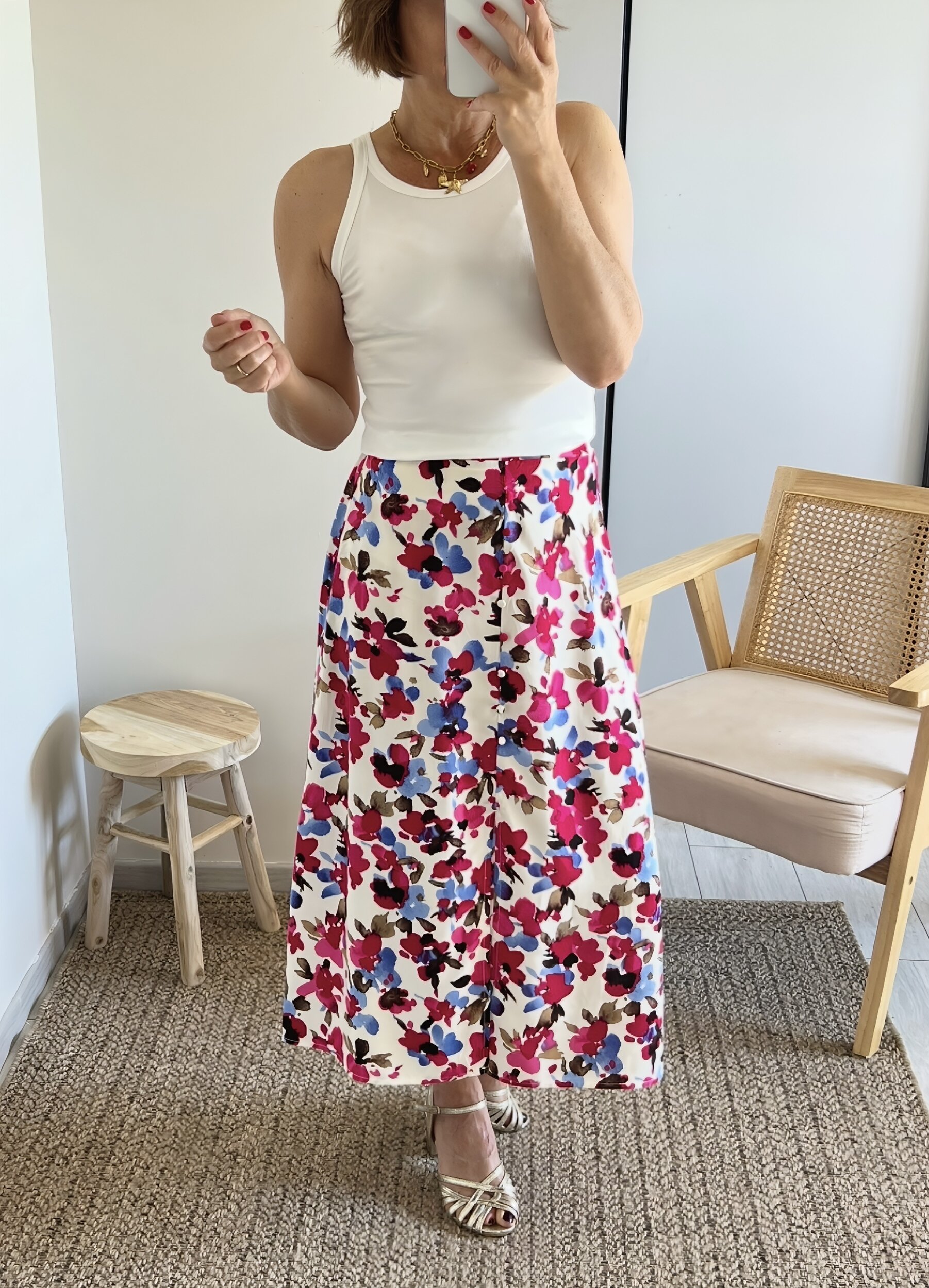 la jupe soleya rose -2