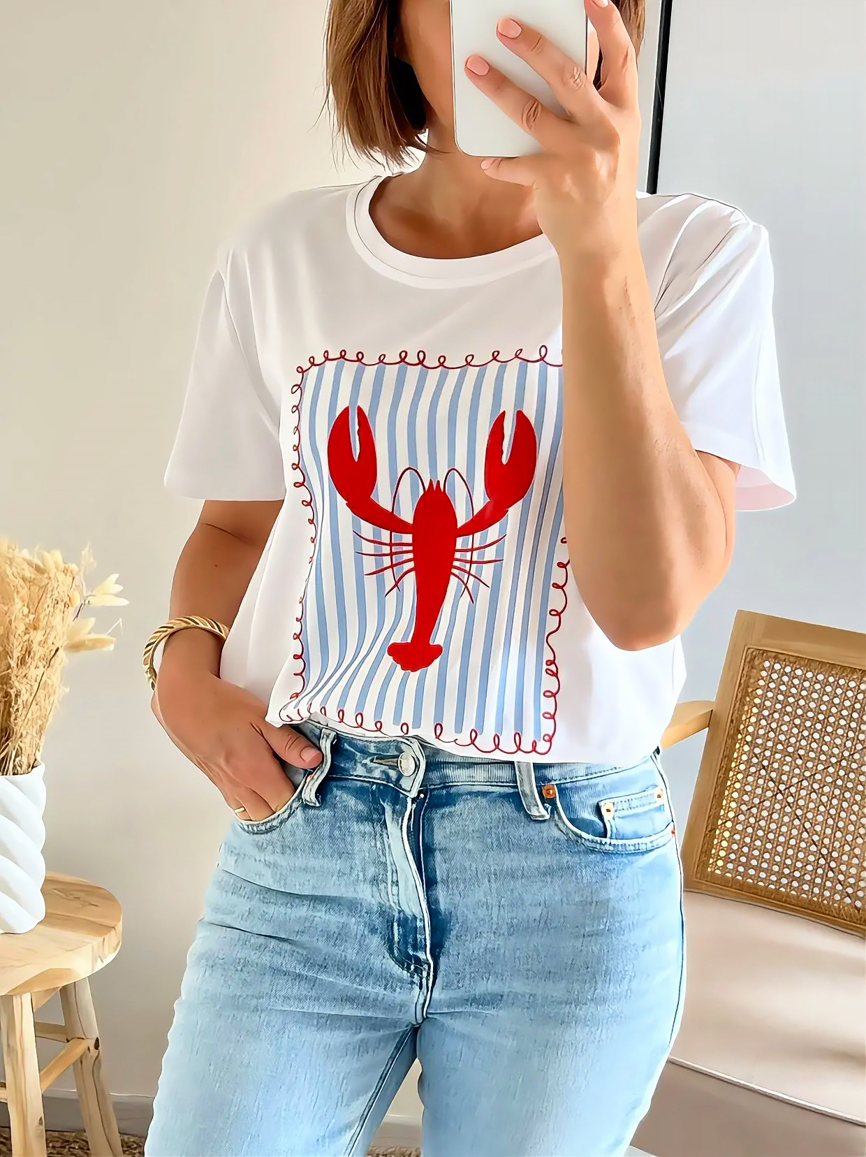 le tee- shirt homard -1