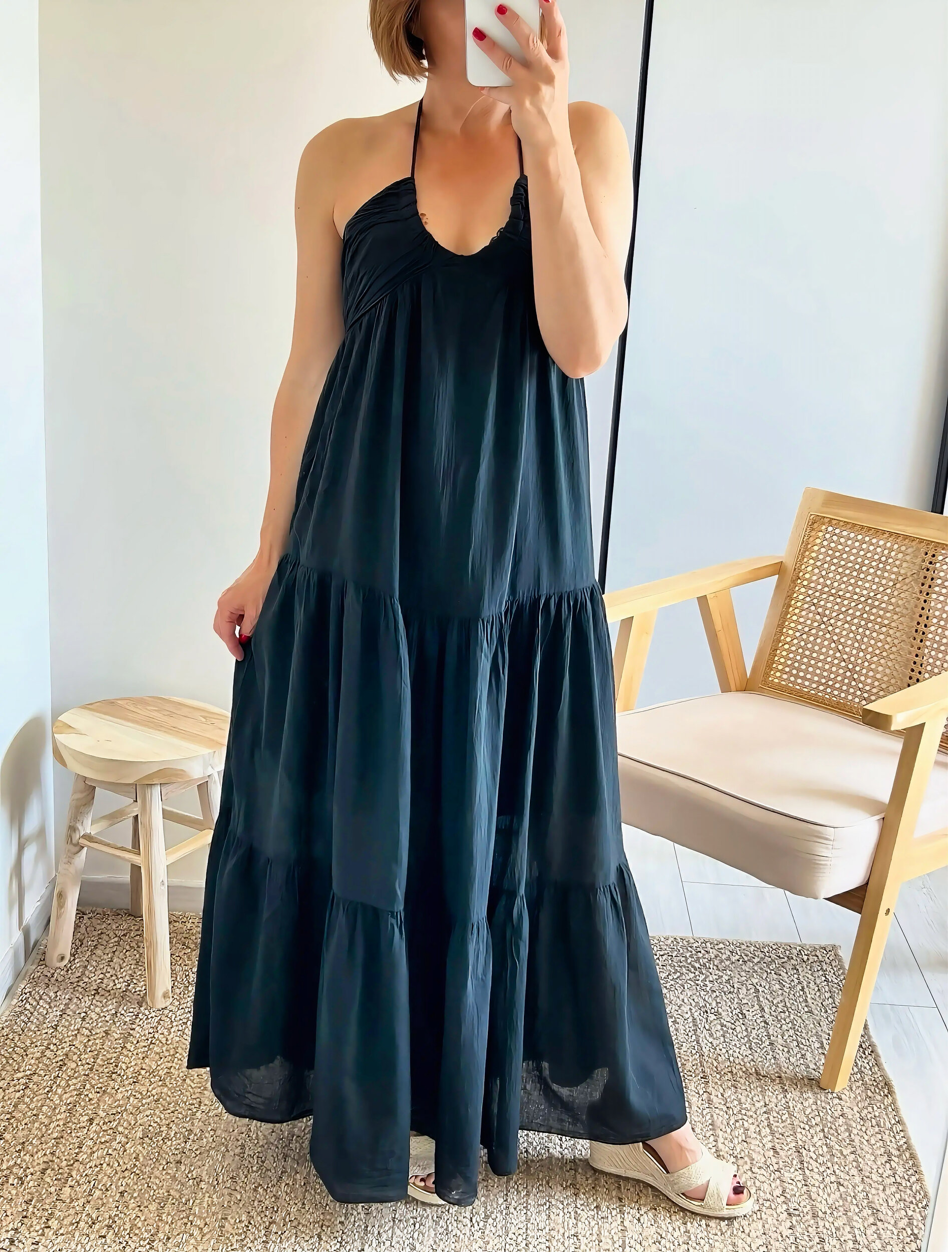 la robe lina noire -1