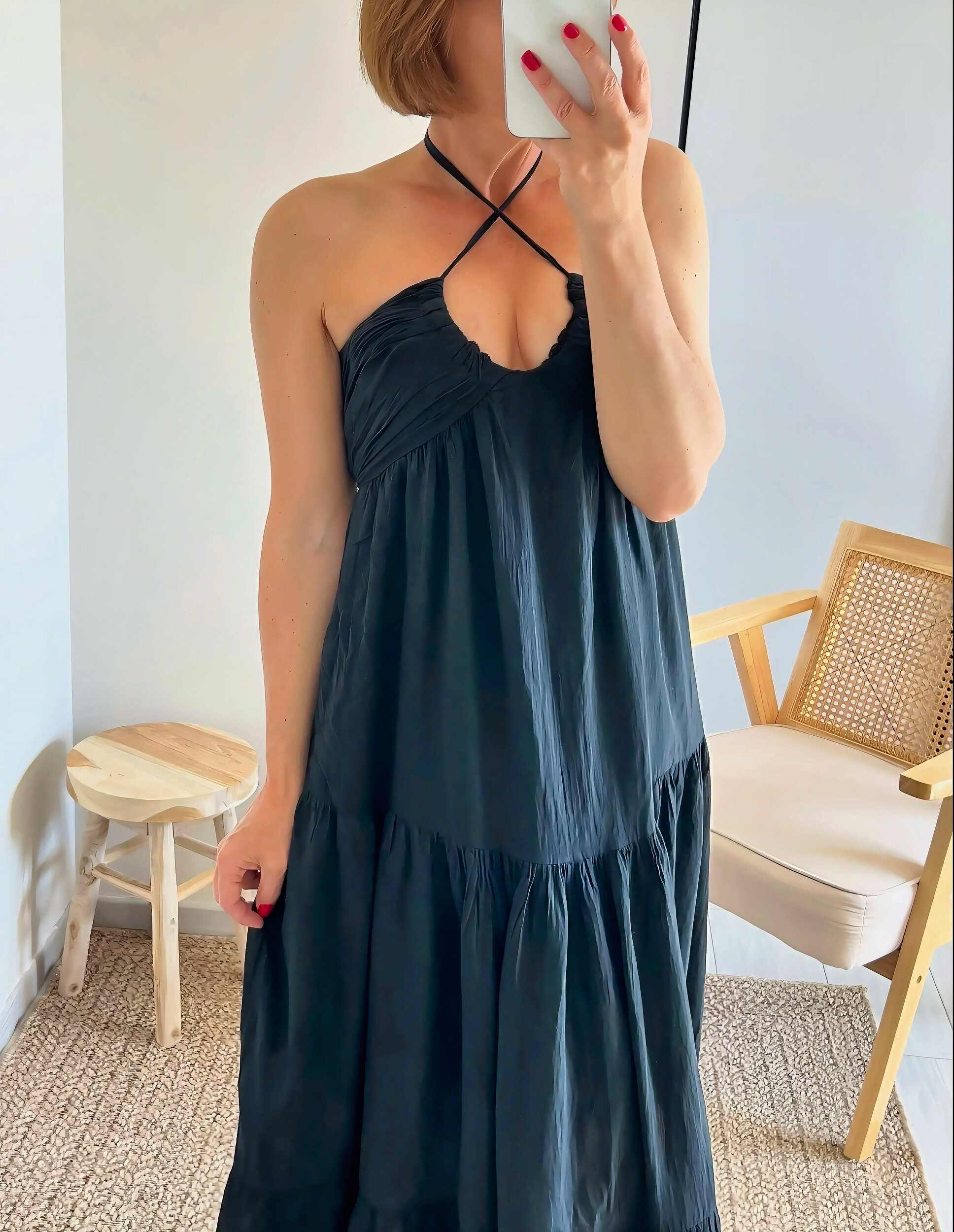 la robe lina noire -2