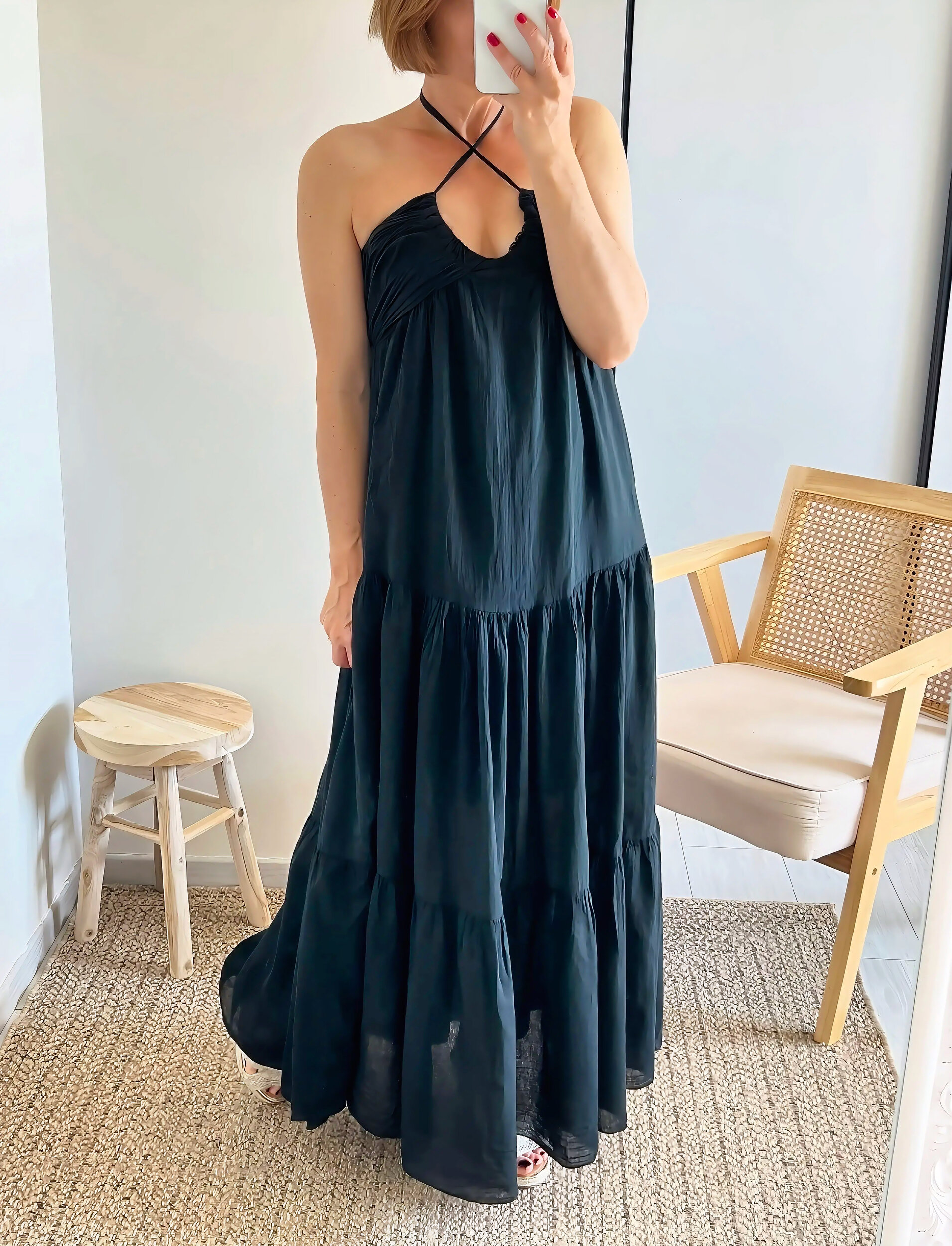 la robe lina noire -3