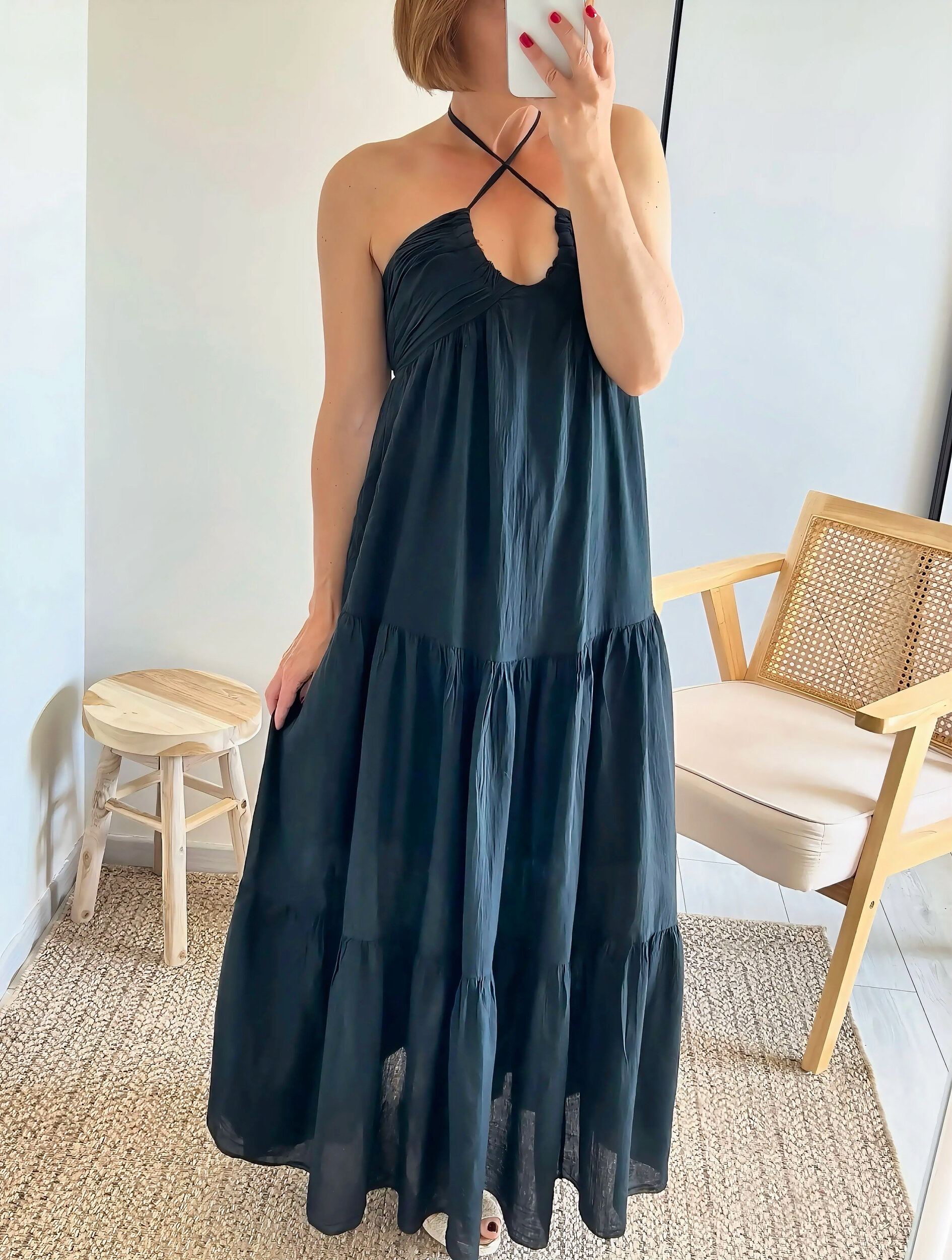 la robe lina noire -4