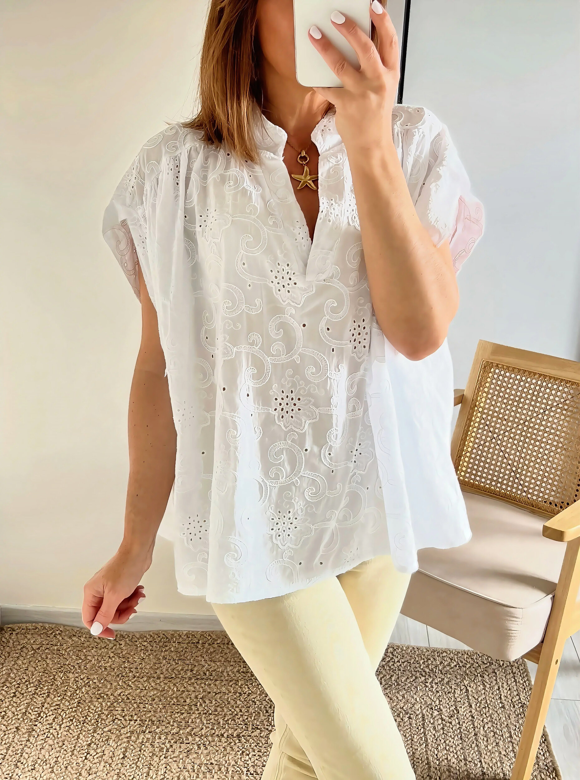 la blouse solya blanche -4