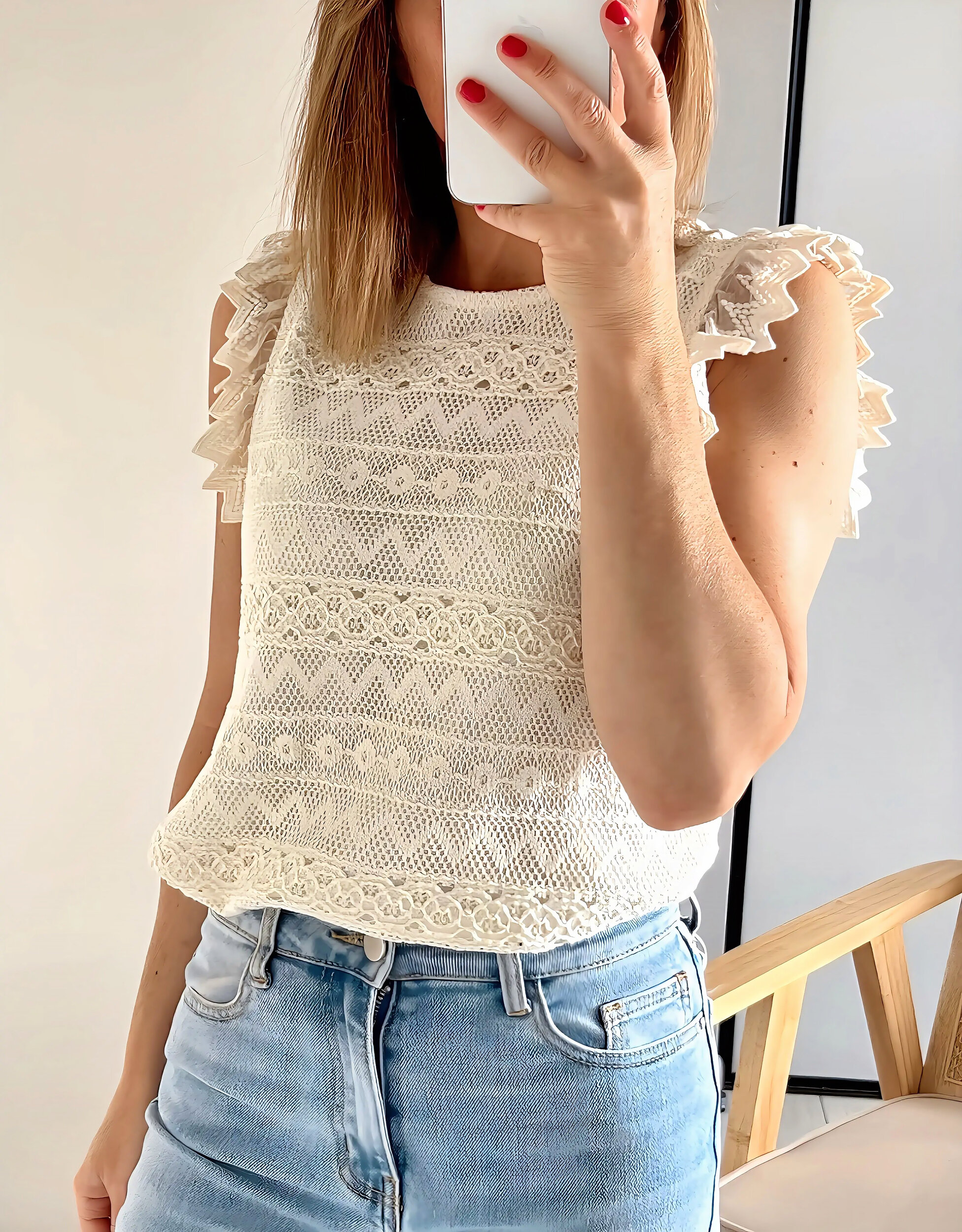 le top esmée beige -1