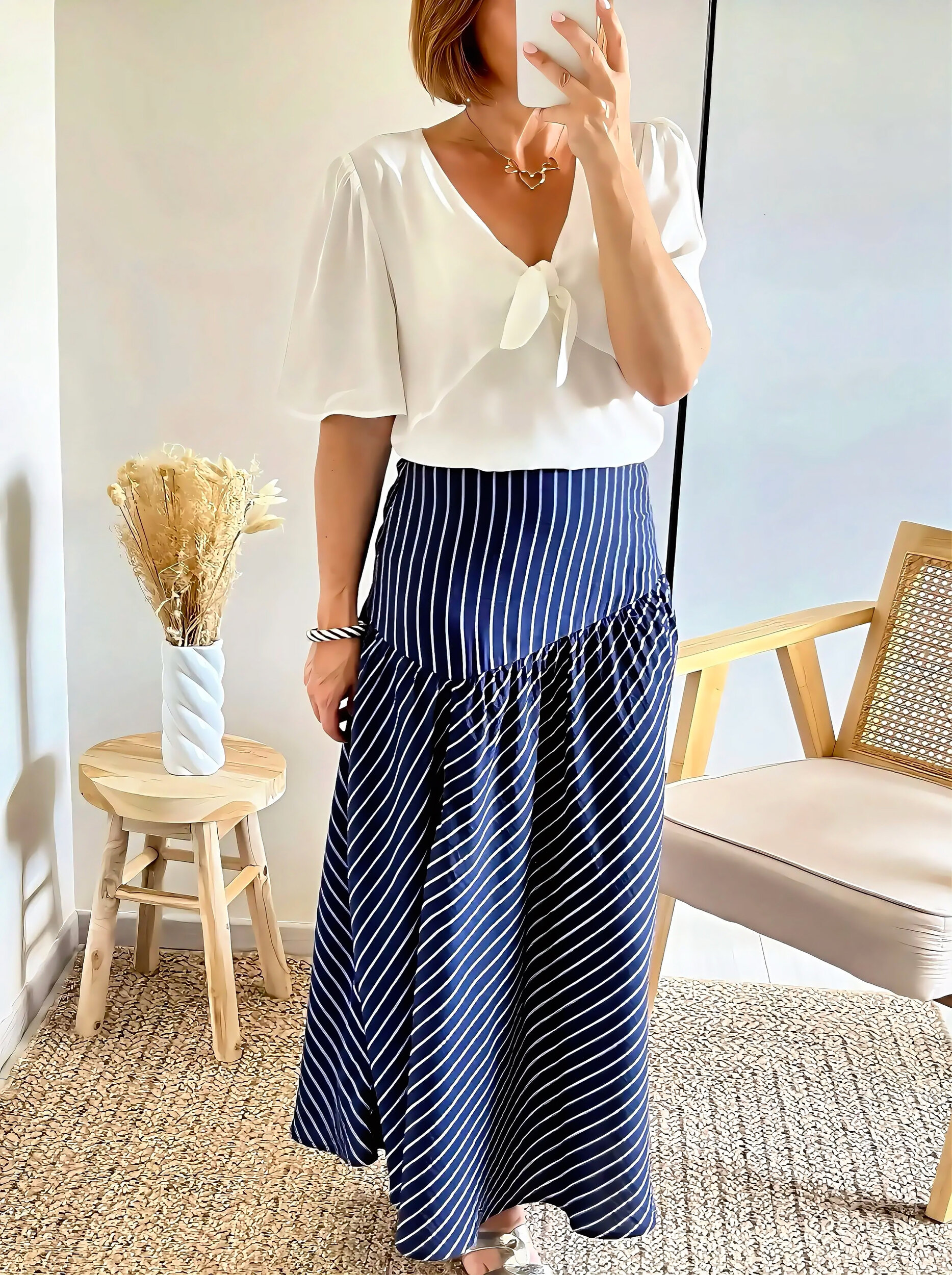 la jupe callie marine -1