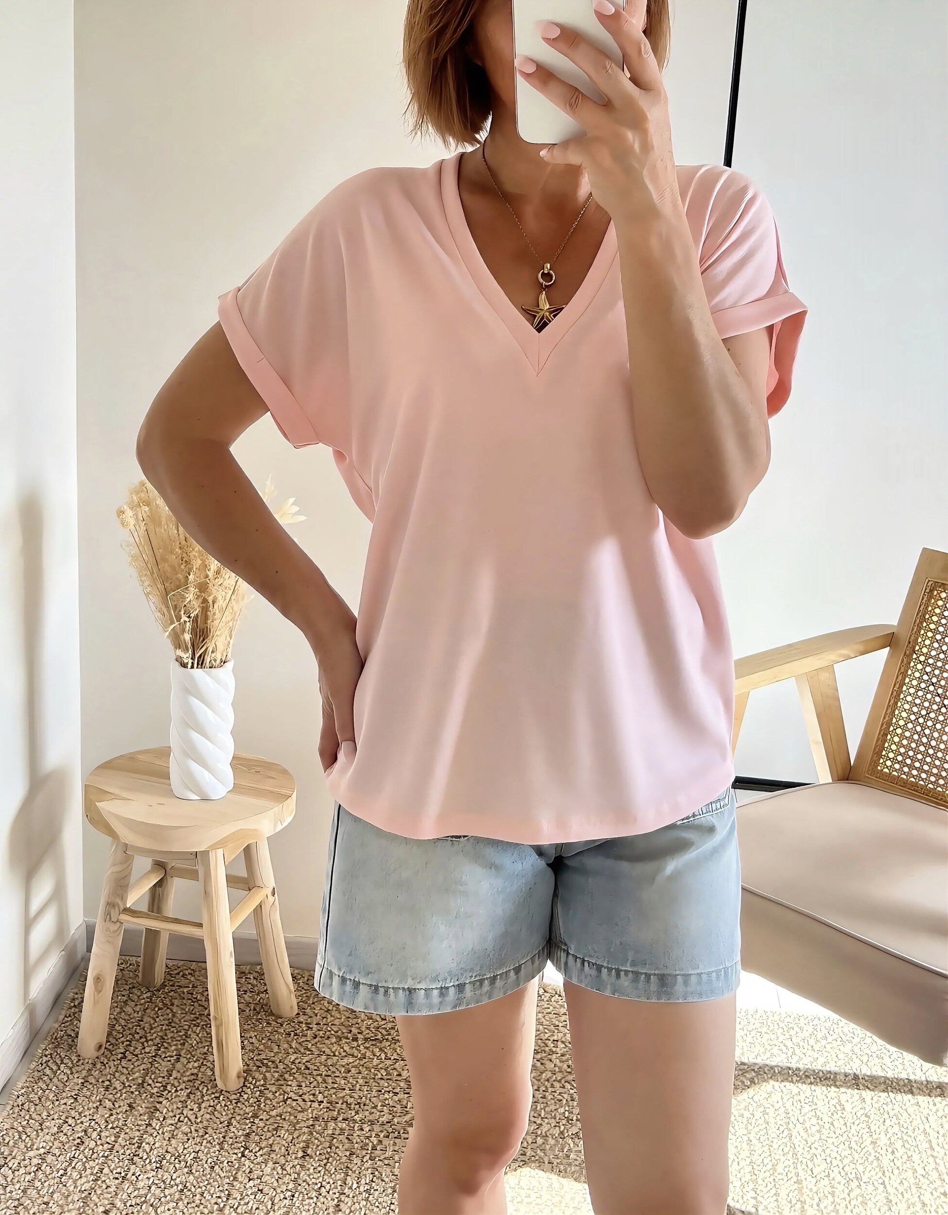 le tee-shirt simone rose -5