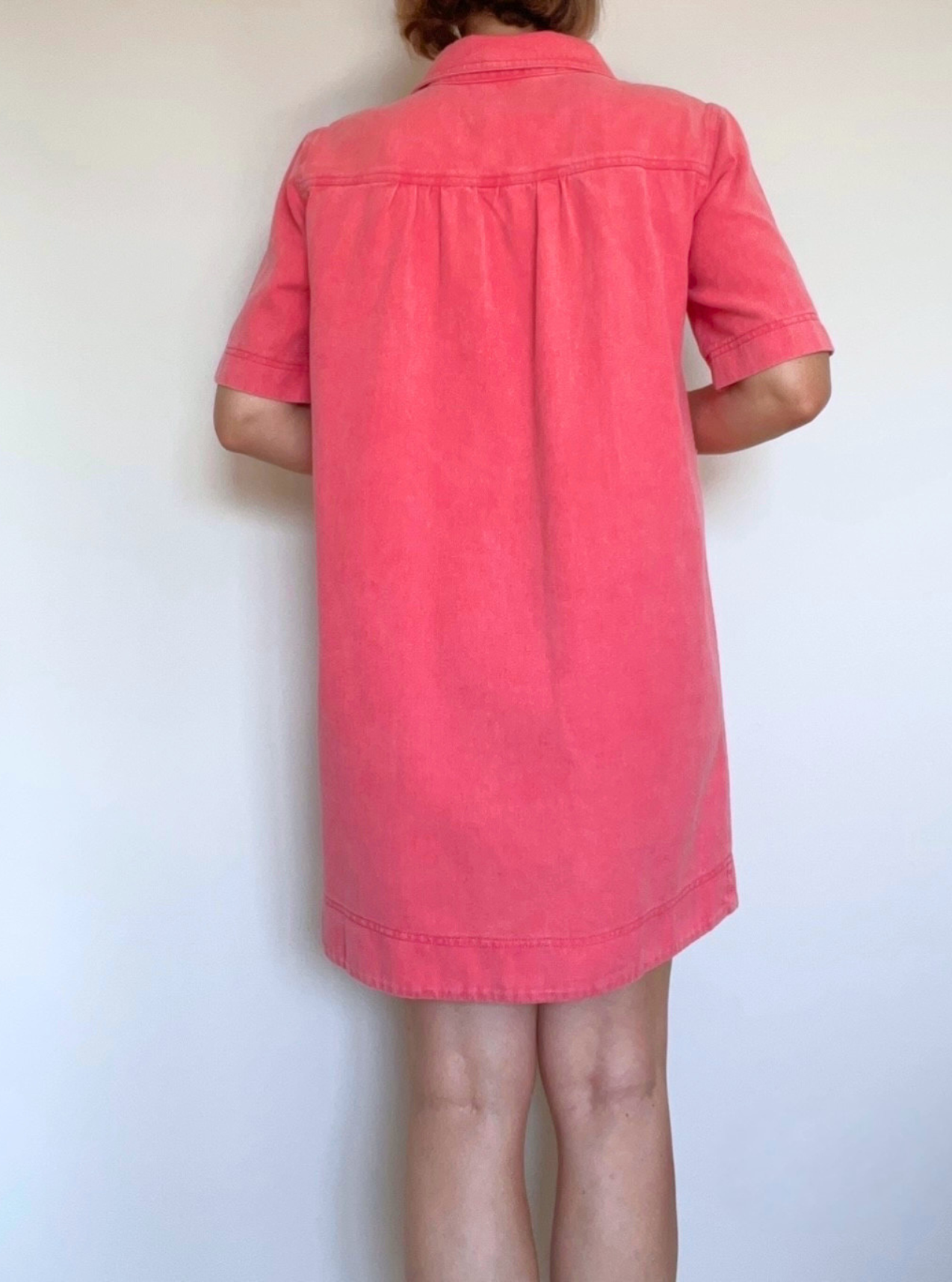 Robe Tessa rouge de dos