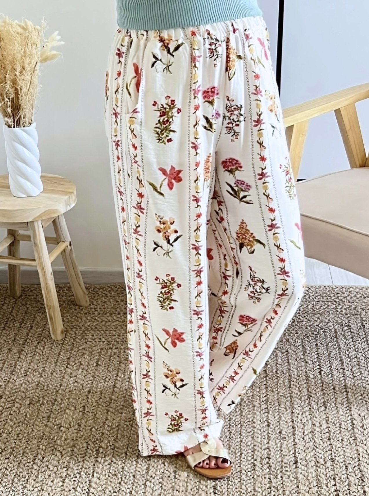 pantalon fluide Balma imprimé