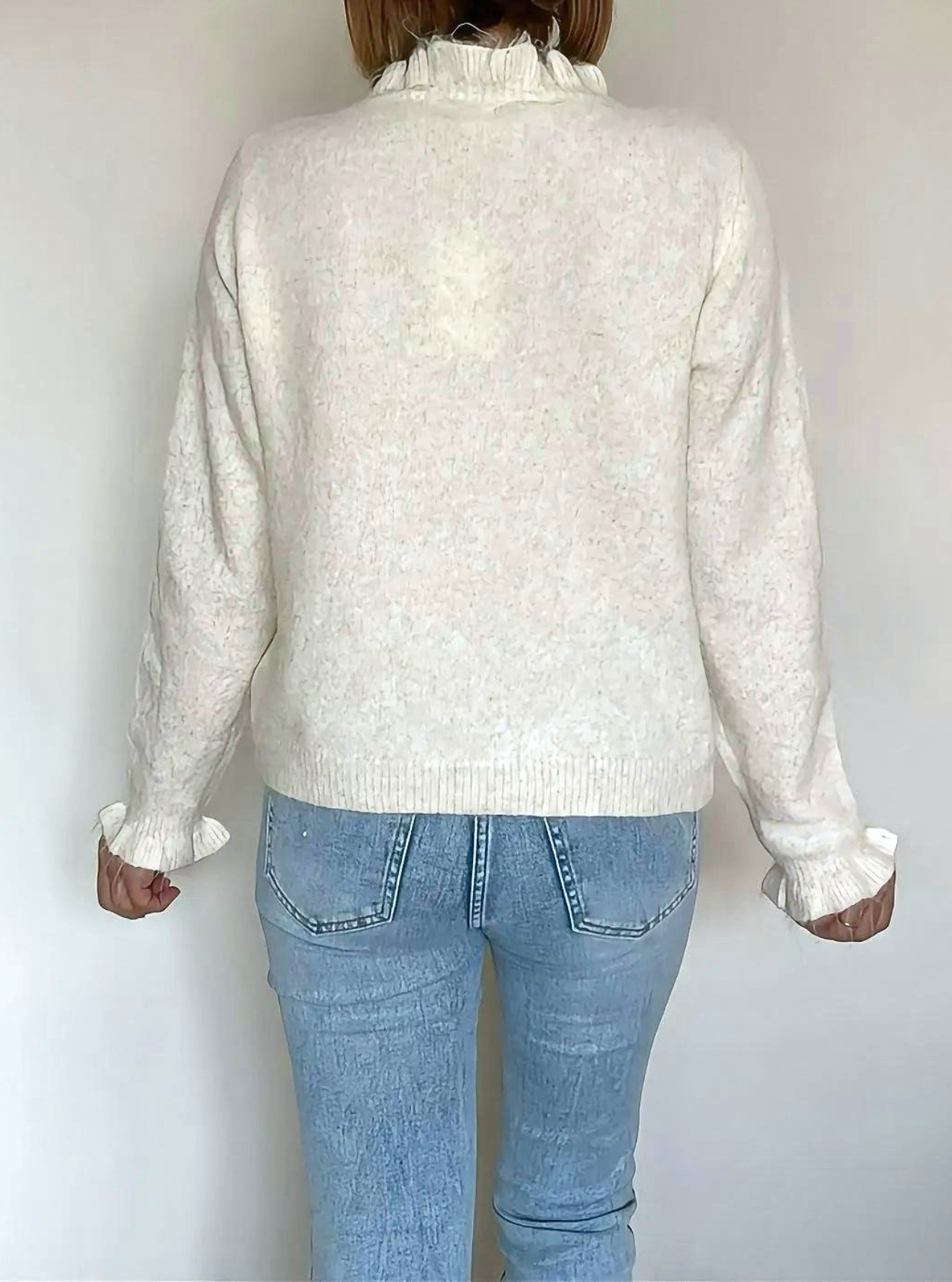 Gilet beige Elly de dos