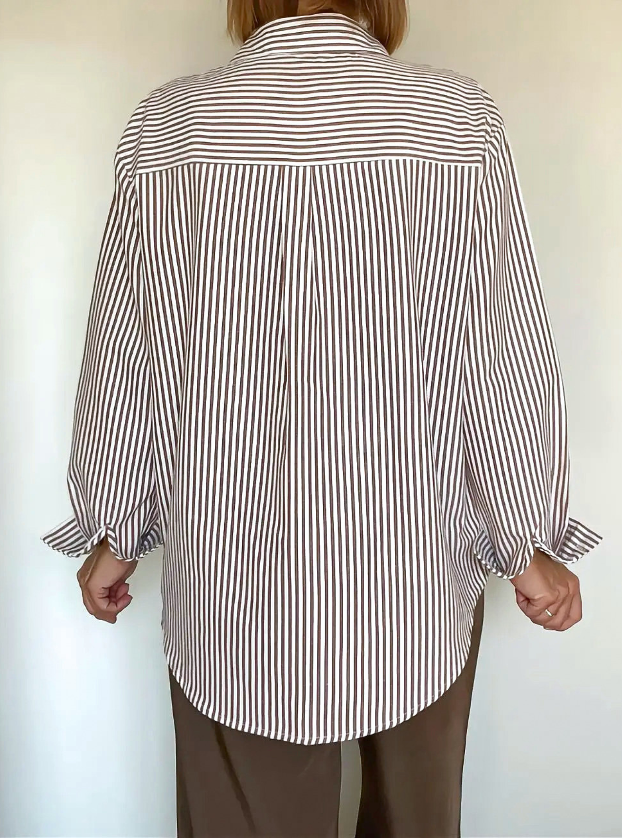 chemise oversize Manon de dos