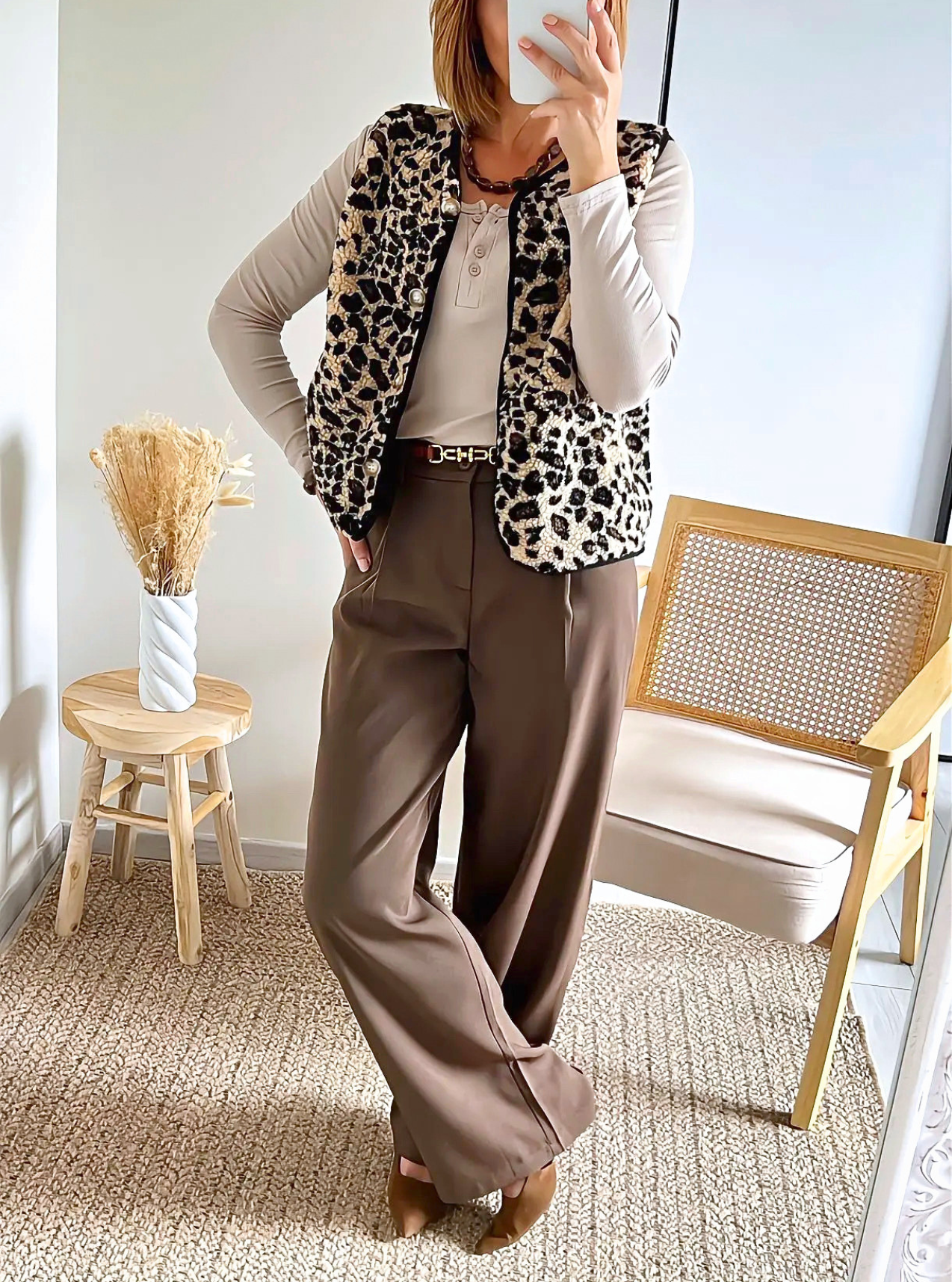 gilet sans manches femme Lino
