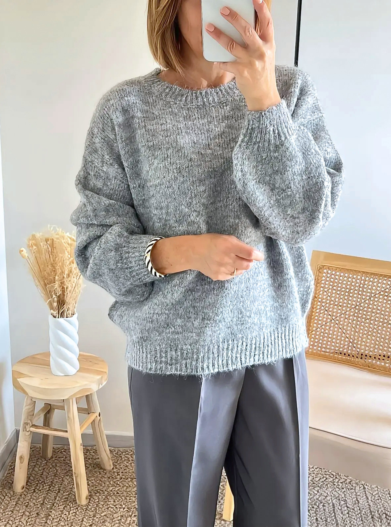 pull Paco gris intemporel