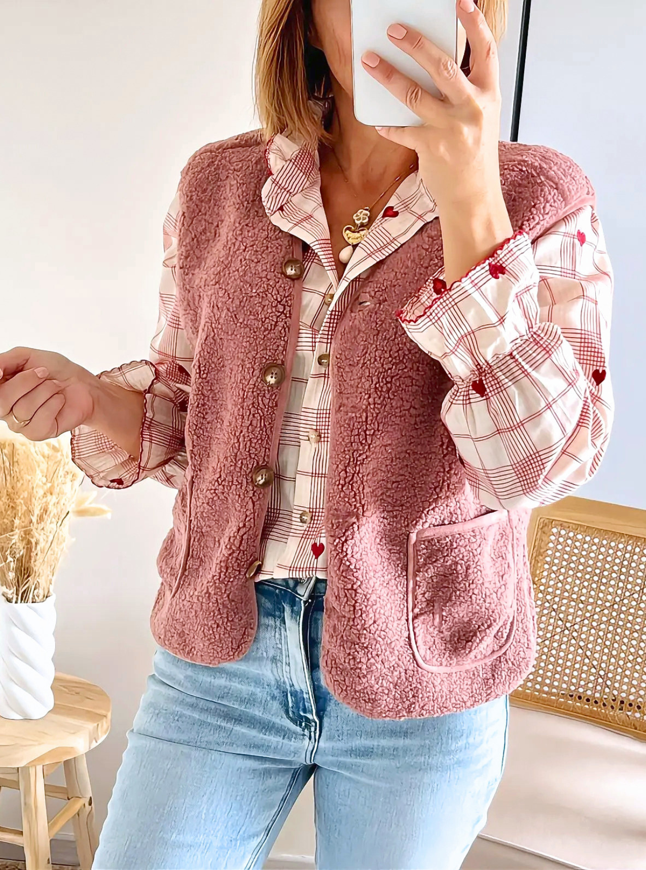 gilet-sans-manches-lennon-vieux-rose