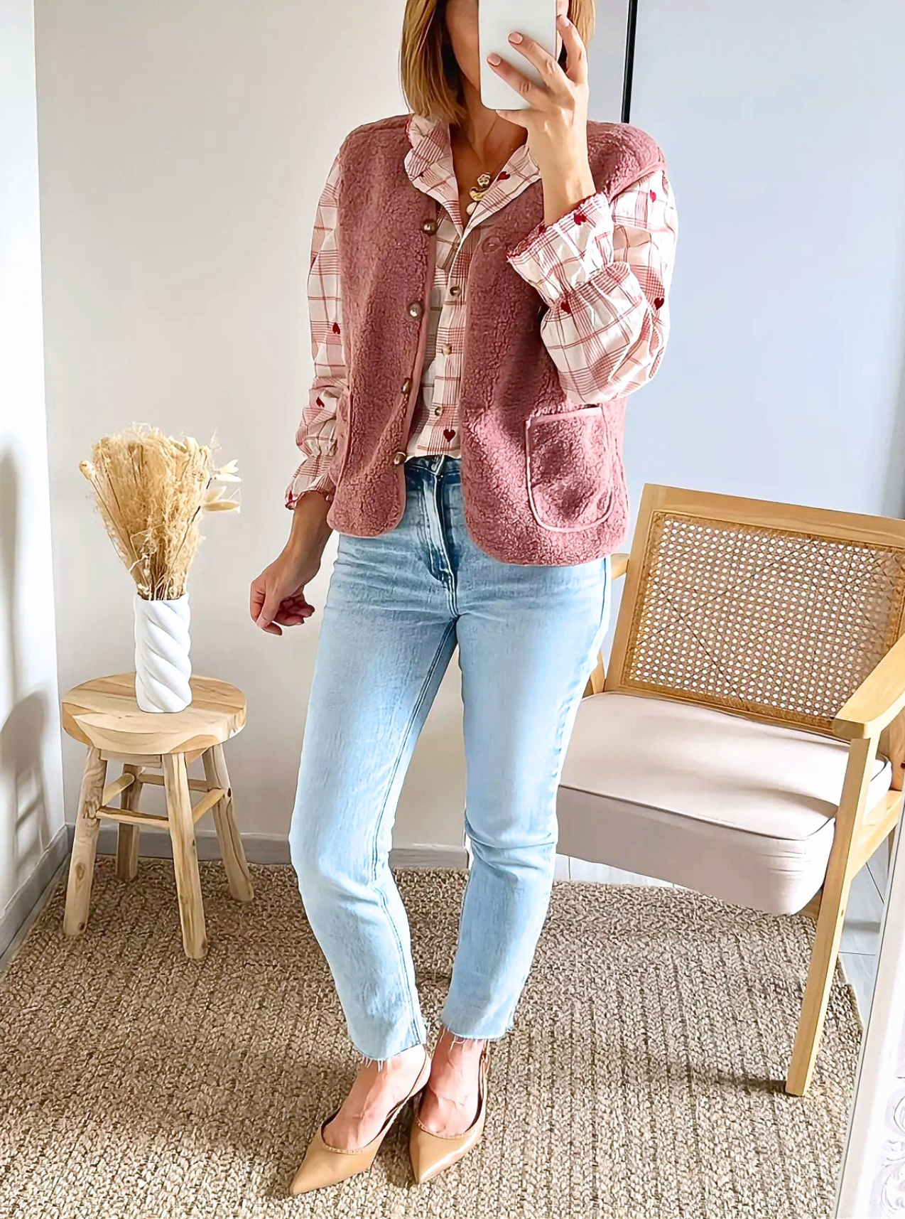 gilet-vieux-rose-lennon-femme