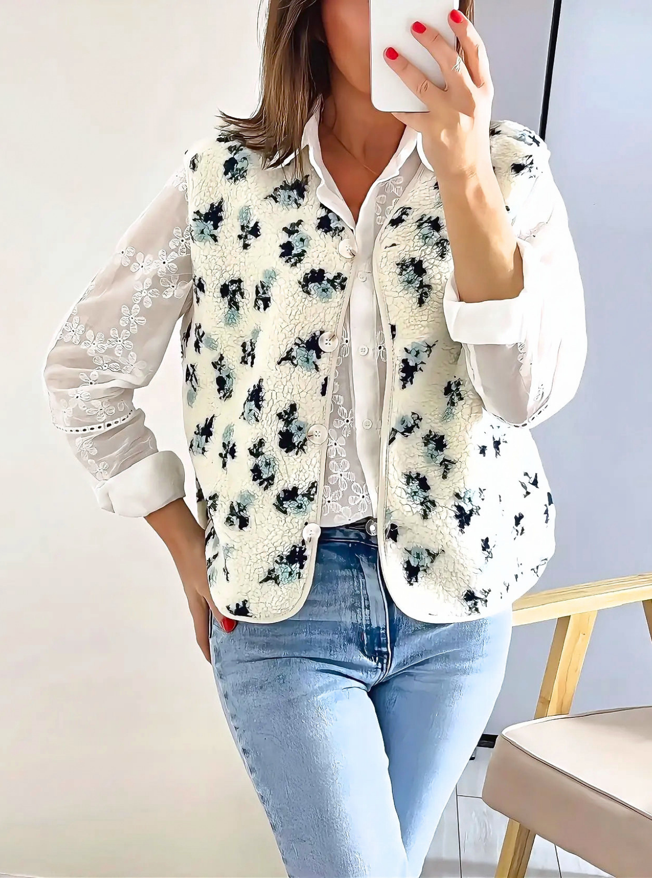 gilet sans manches femme Simon