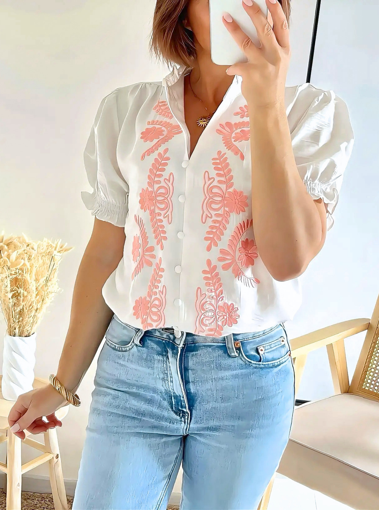 blouse manches courtes femme Eliette