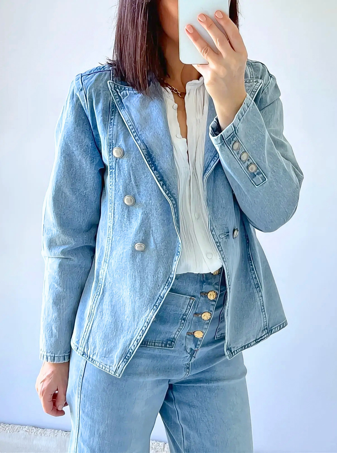 veste agathe en jean femme