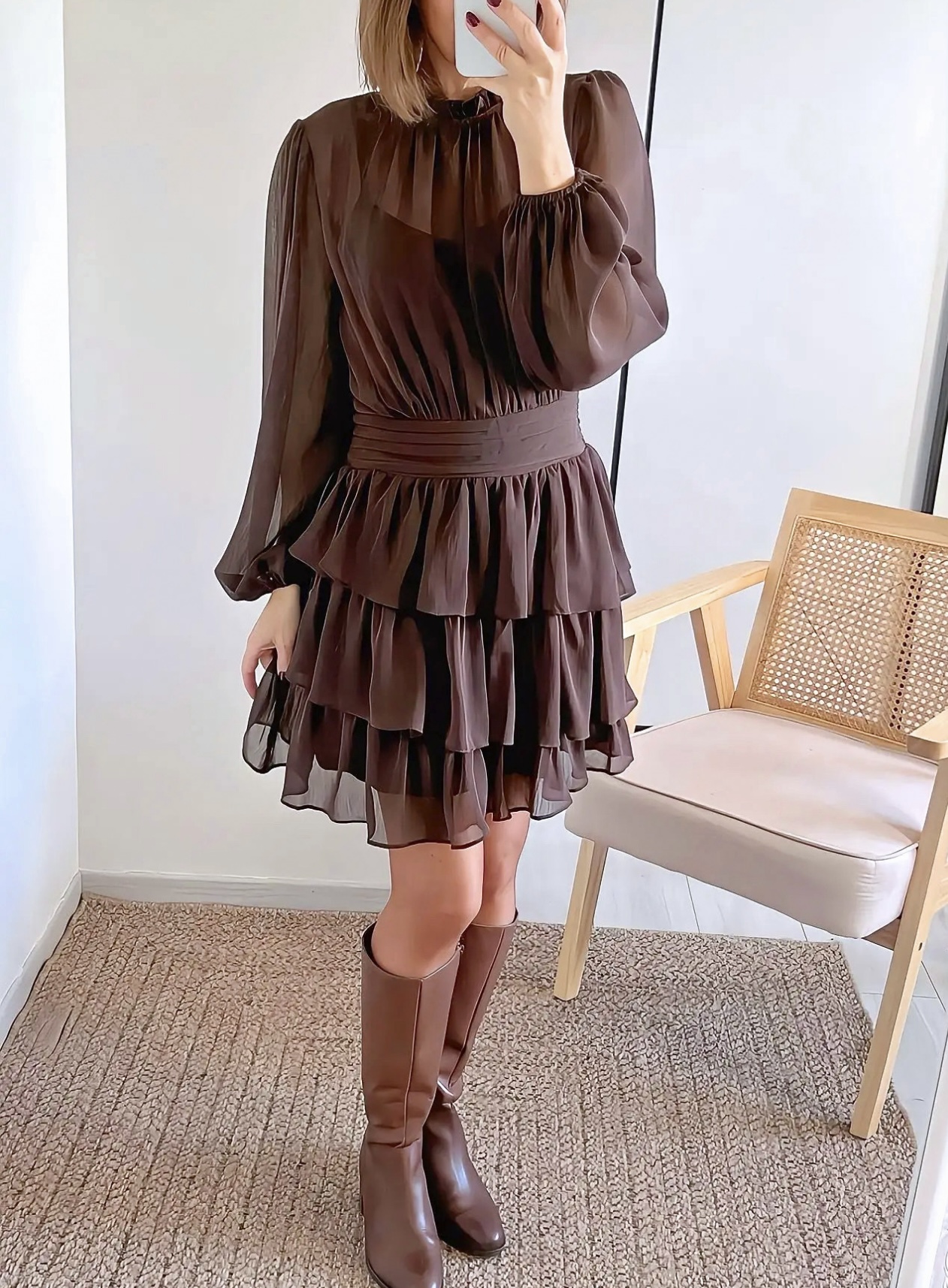 robe manches longues femme Meryl