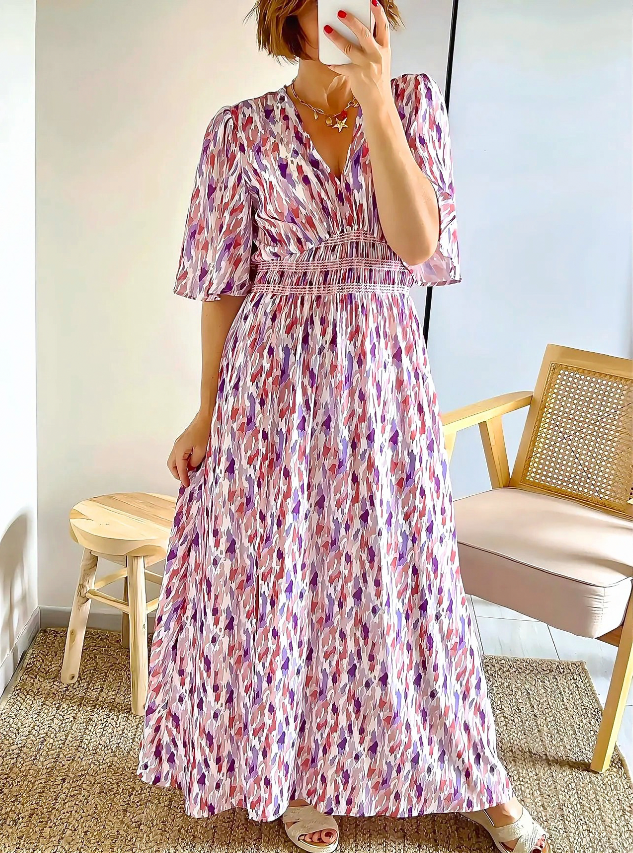 robe longue femme dos nu Helena