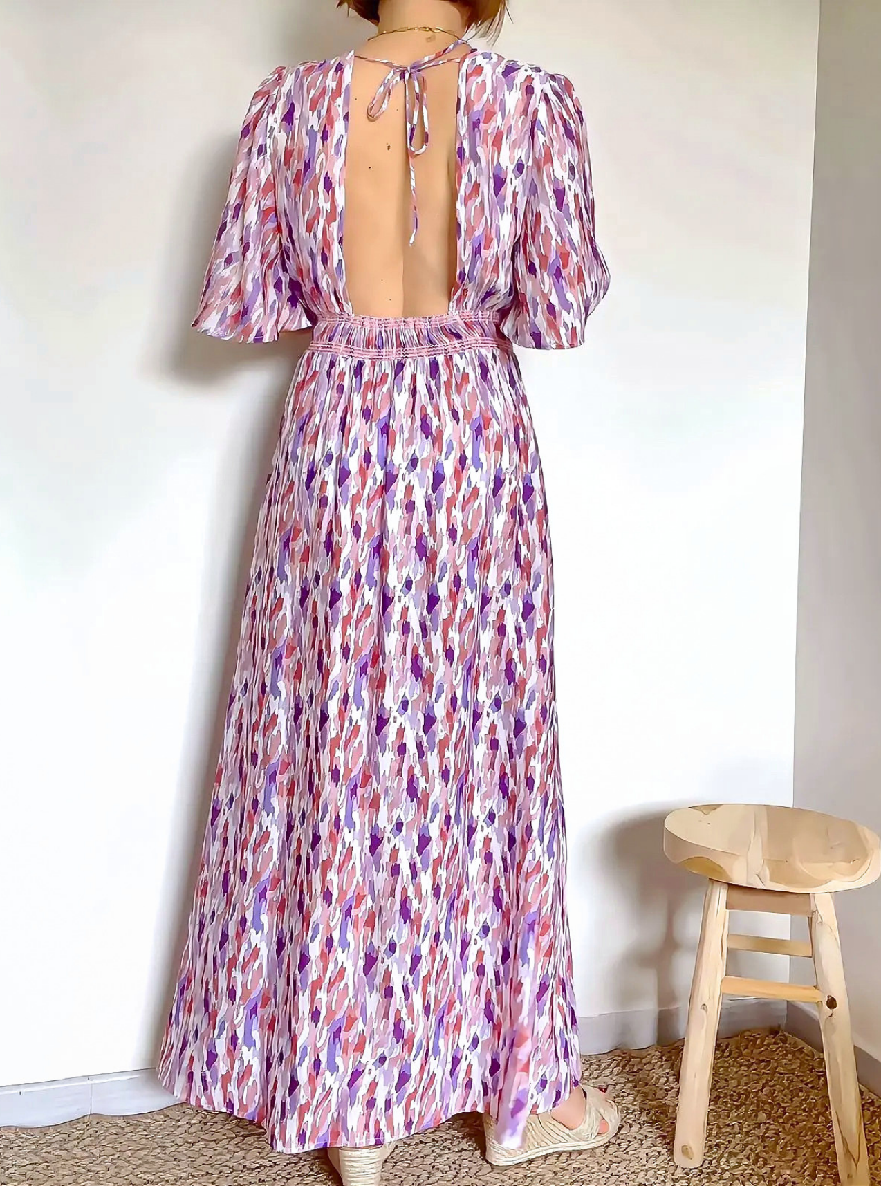 robe longue dos nu helena