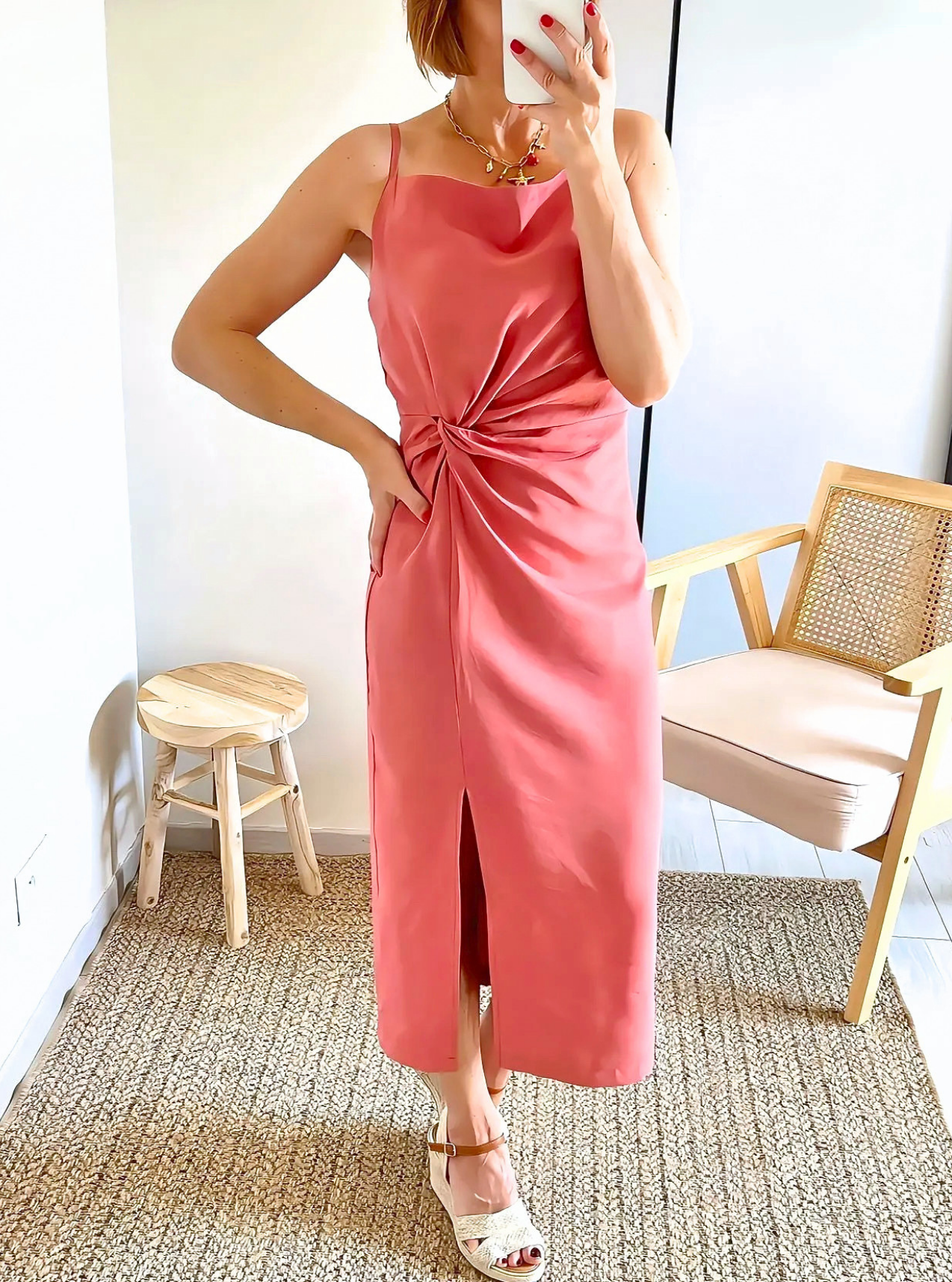 robe femme Kelly terracota
