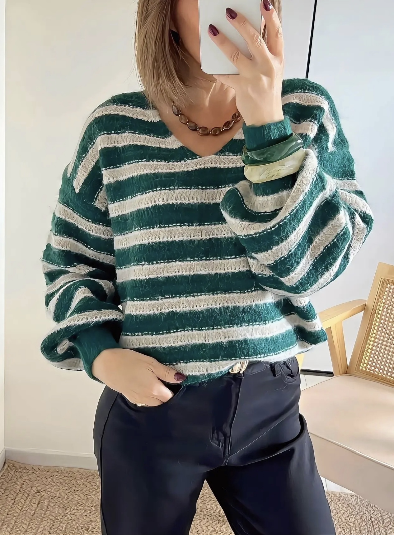 pull femme rayé Sammy