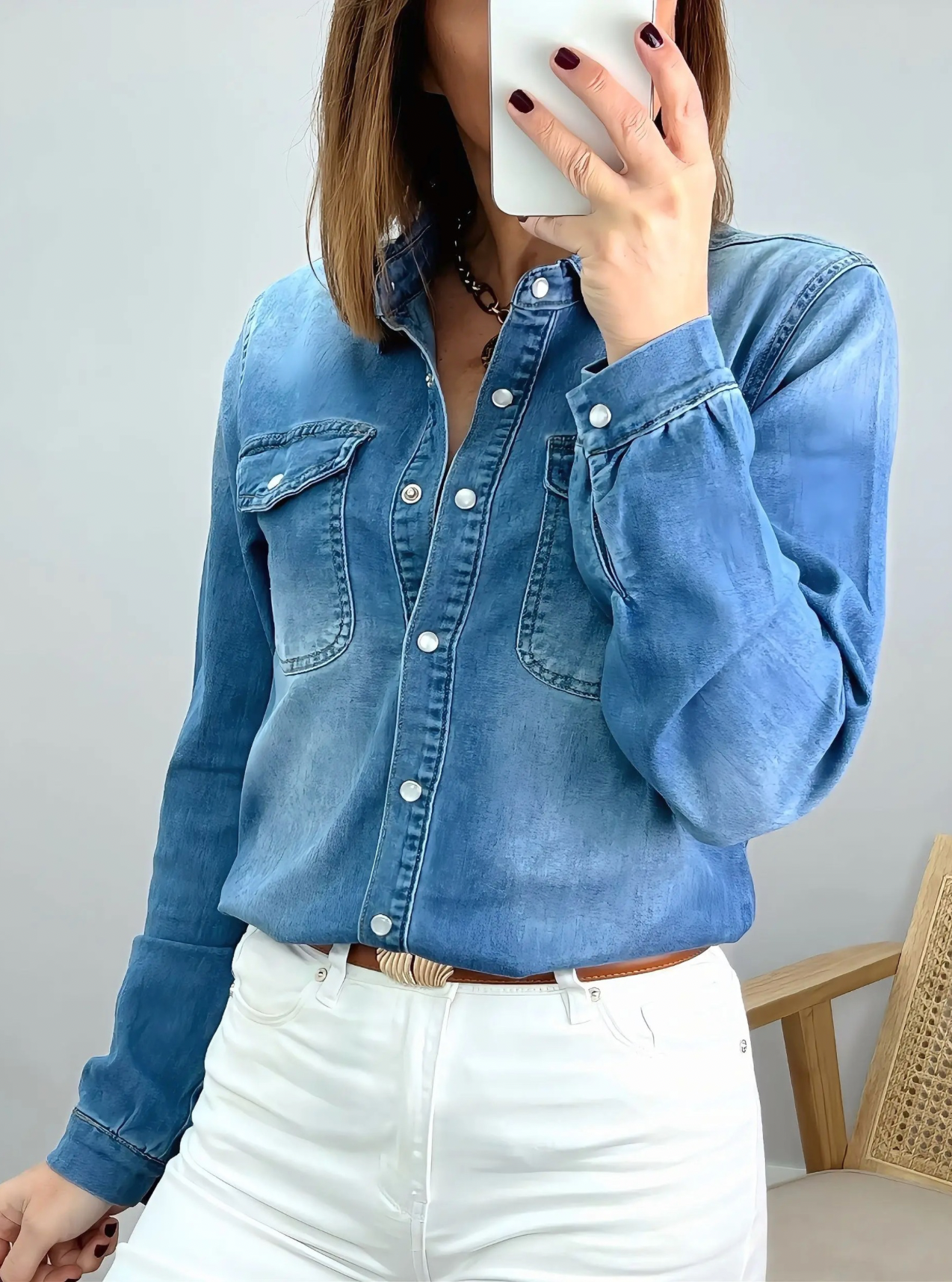 chemise jean femme Clyde
