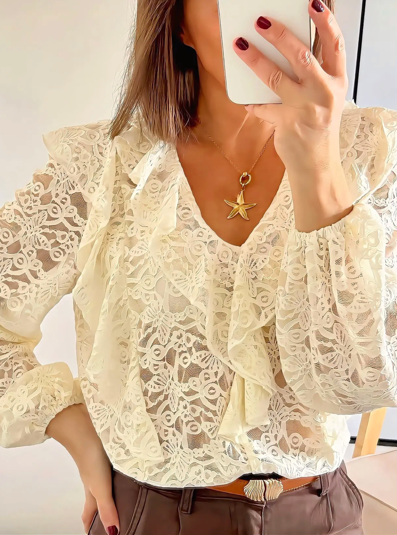 zoom blouse femme Palma