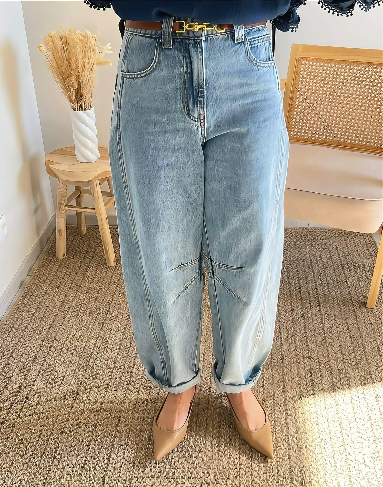 jean femme Ruben coupe ballon