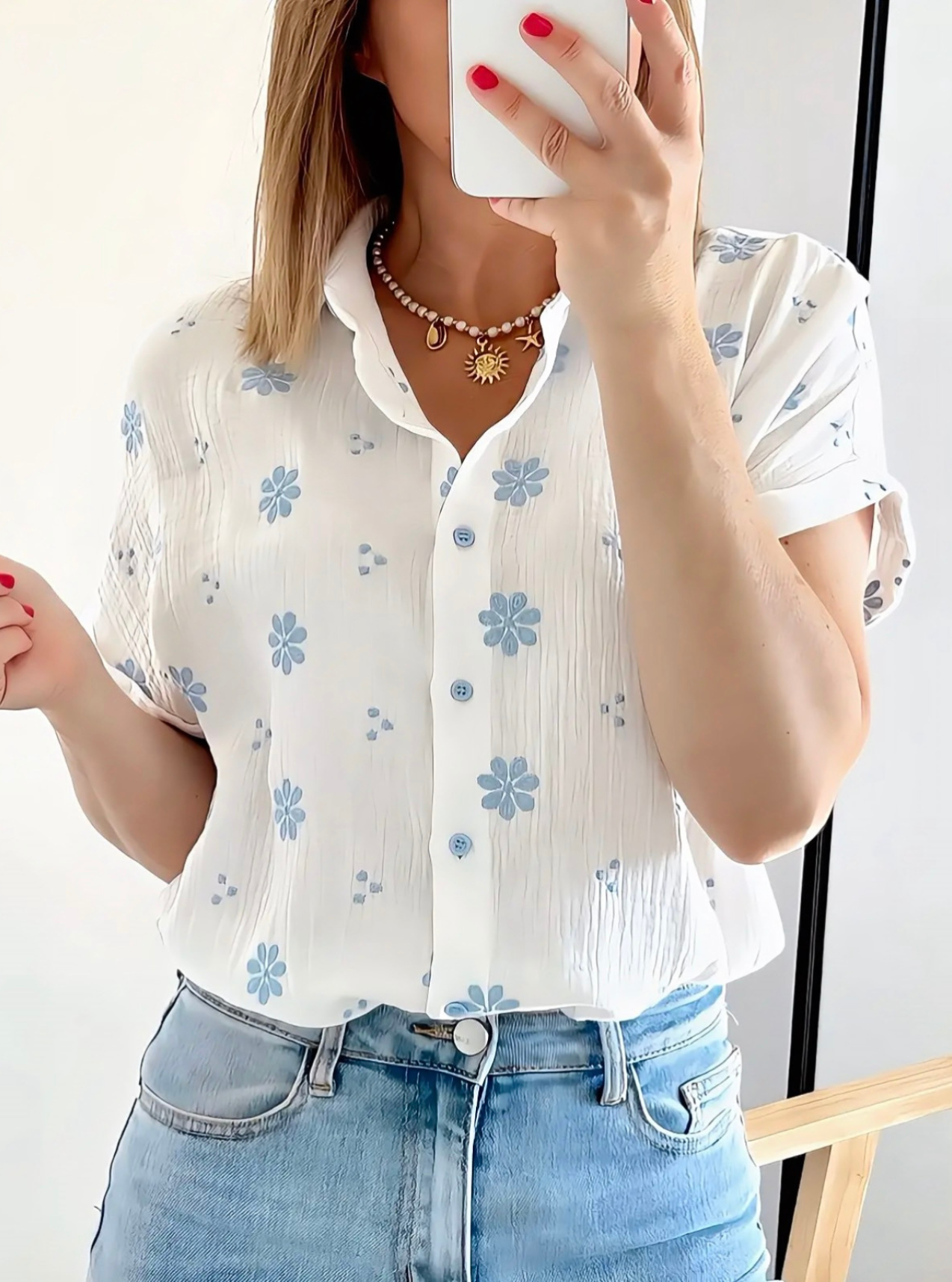 chemise femme Gaby brodée