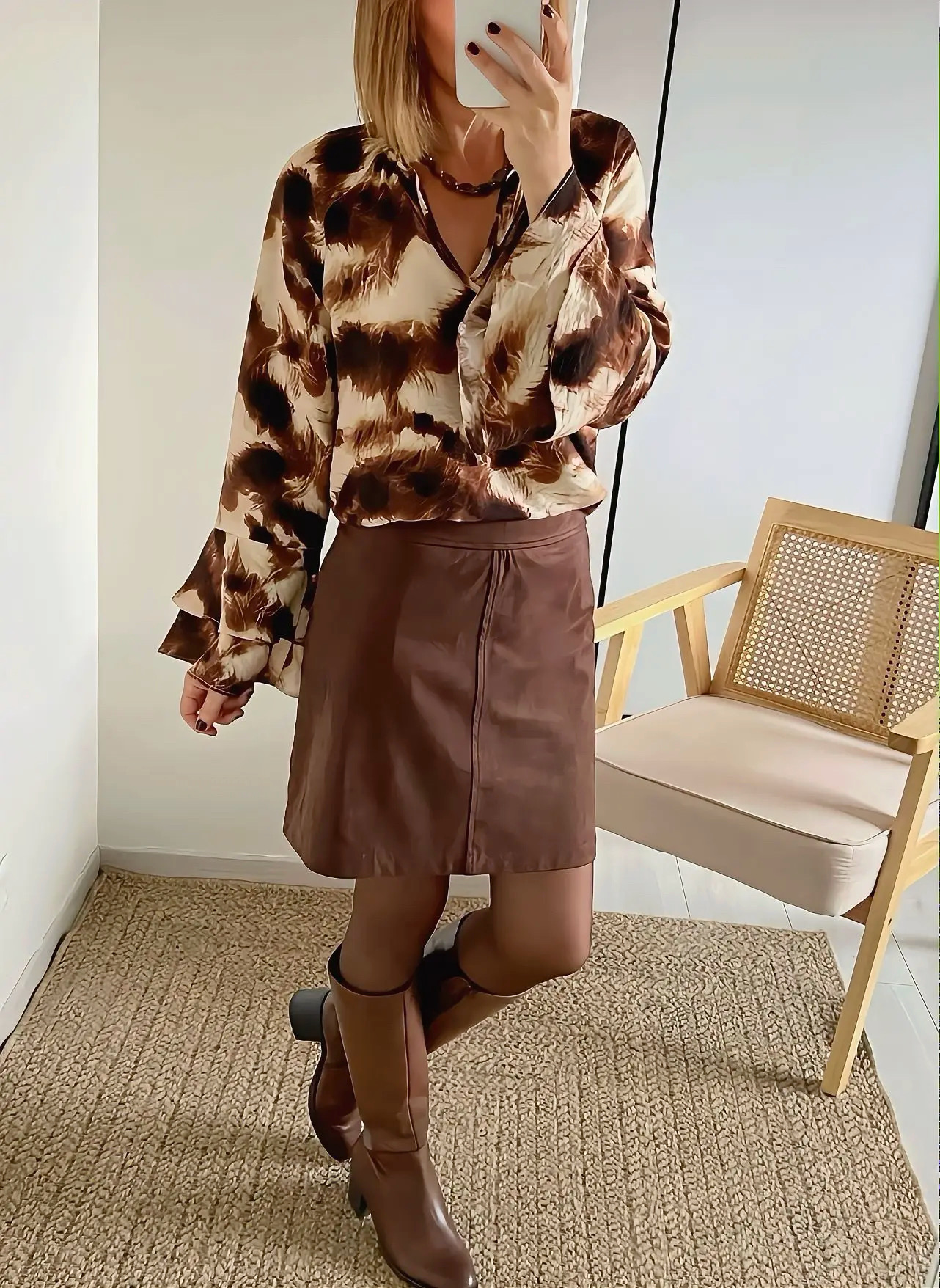 look avec blouse femme Salomé