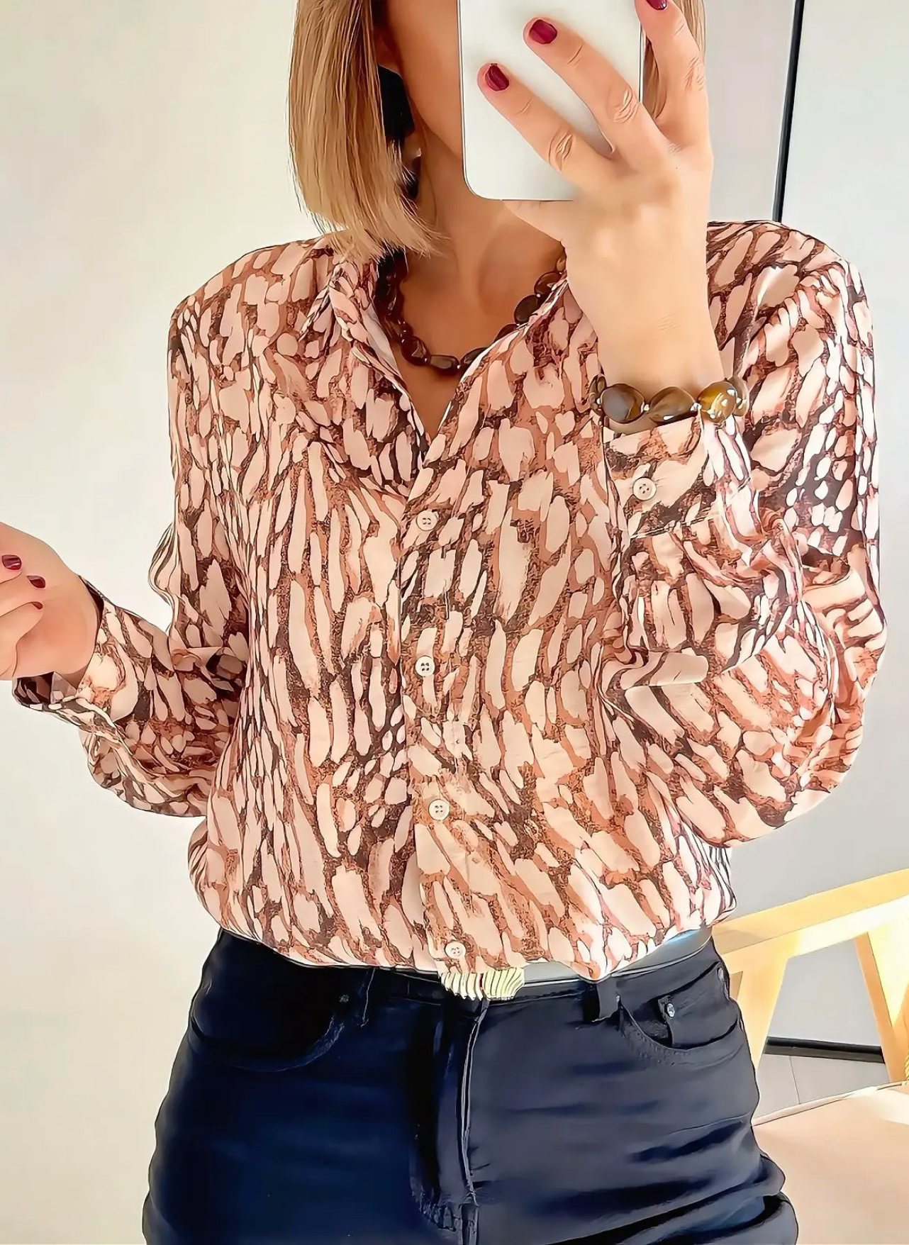 chemise femme Laurene imprimée